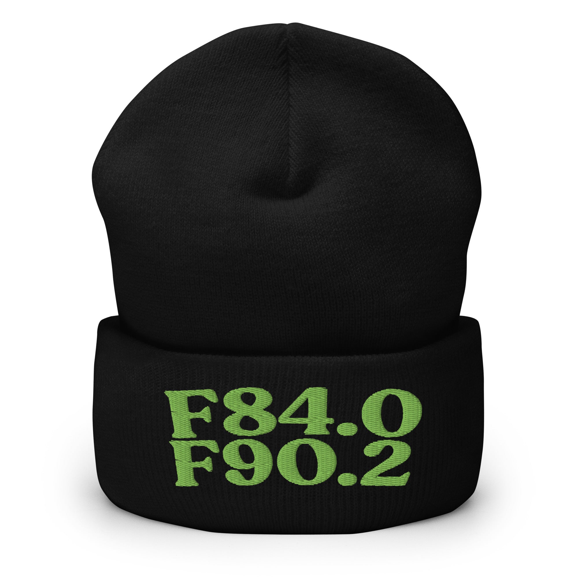 AuDHD_cuffed-266_black_kiwi-green_flat2