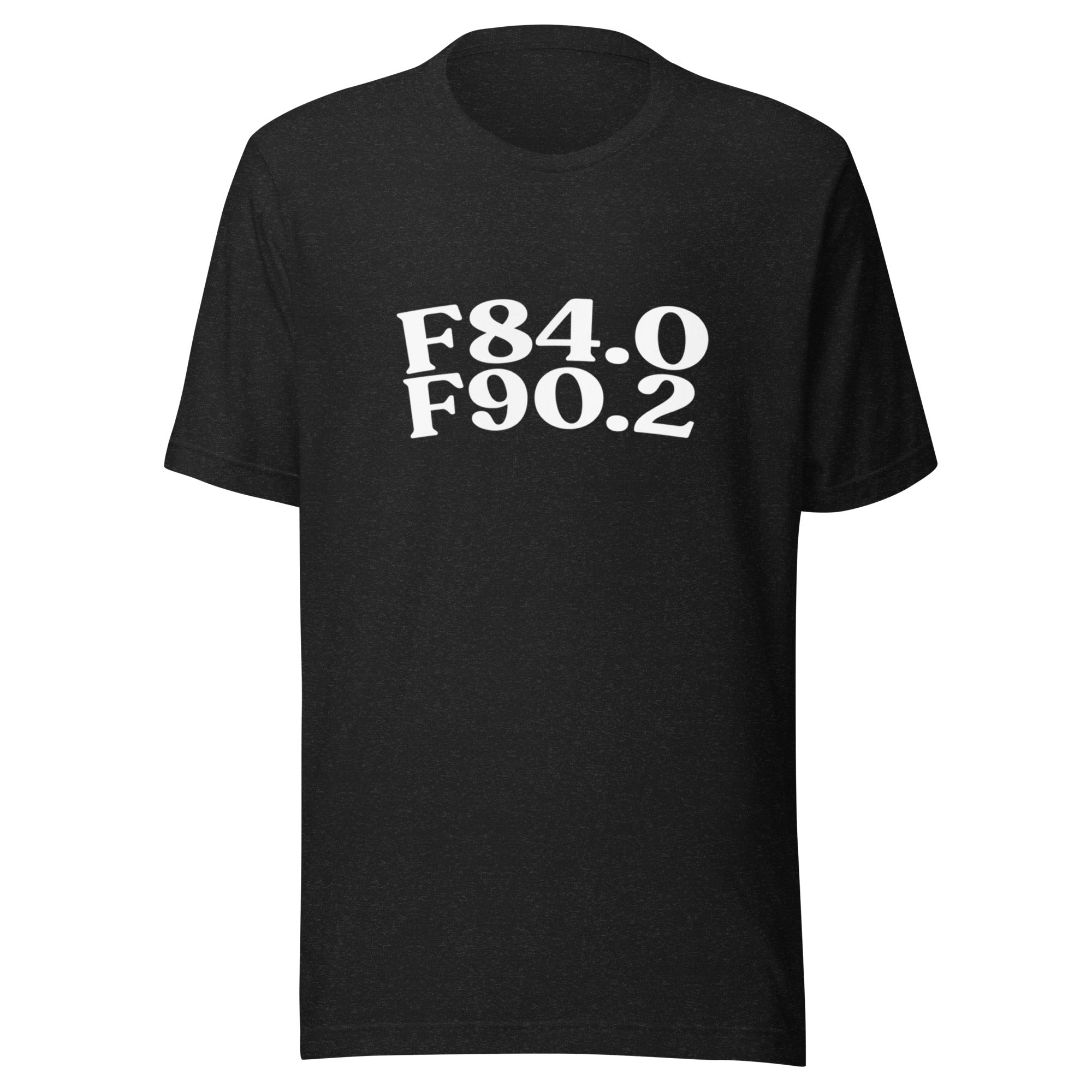 AuDHD | Product 71 | Black Heather | White