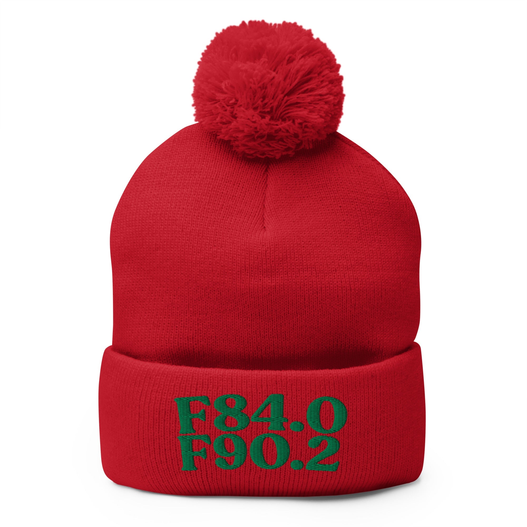 AuDHD | Product 93 | Red | Kelly Green