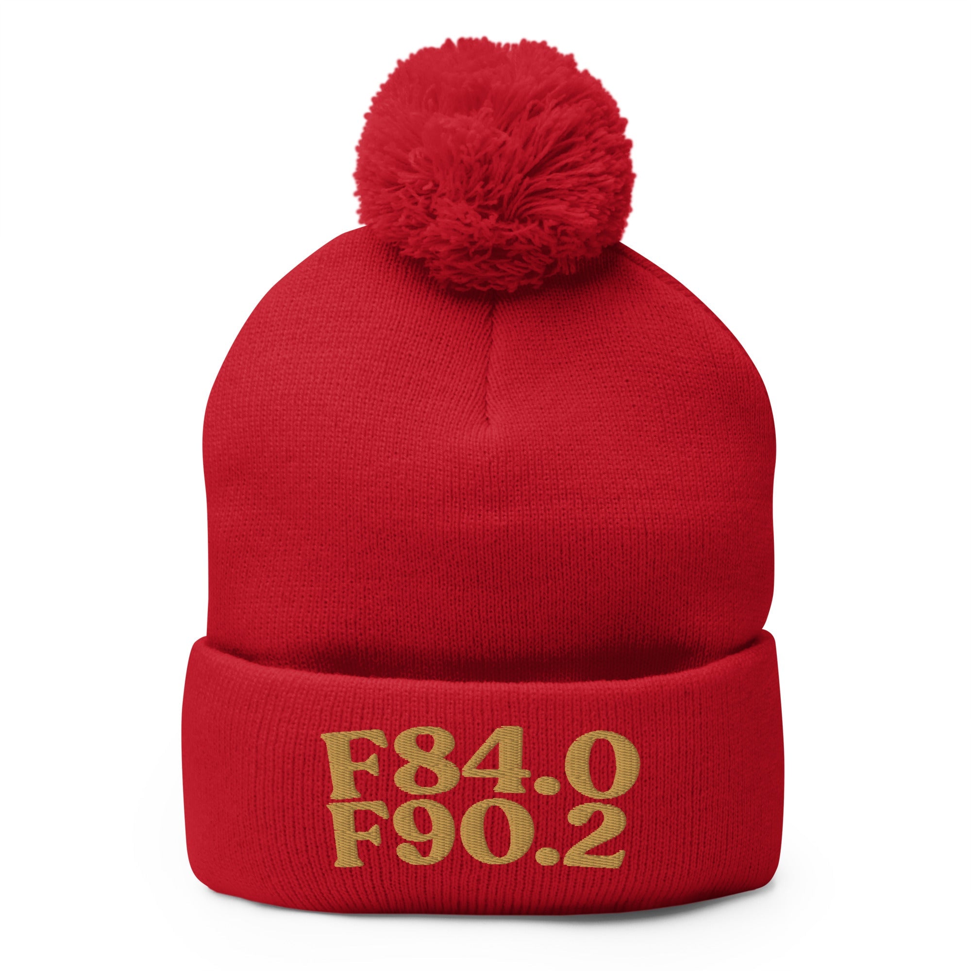 AuDHD | Product 93 | Red | Old Gold