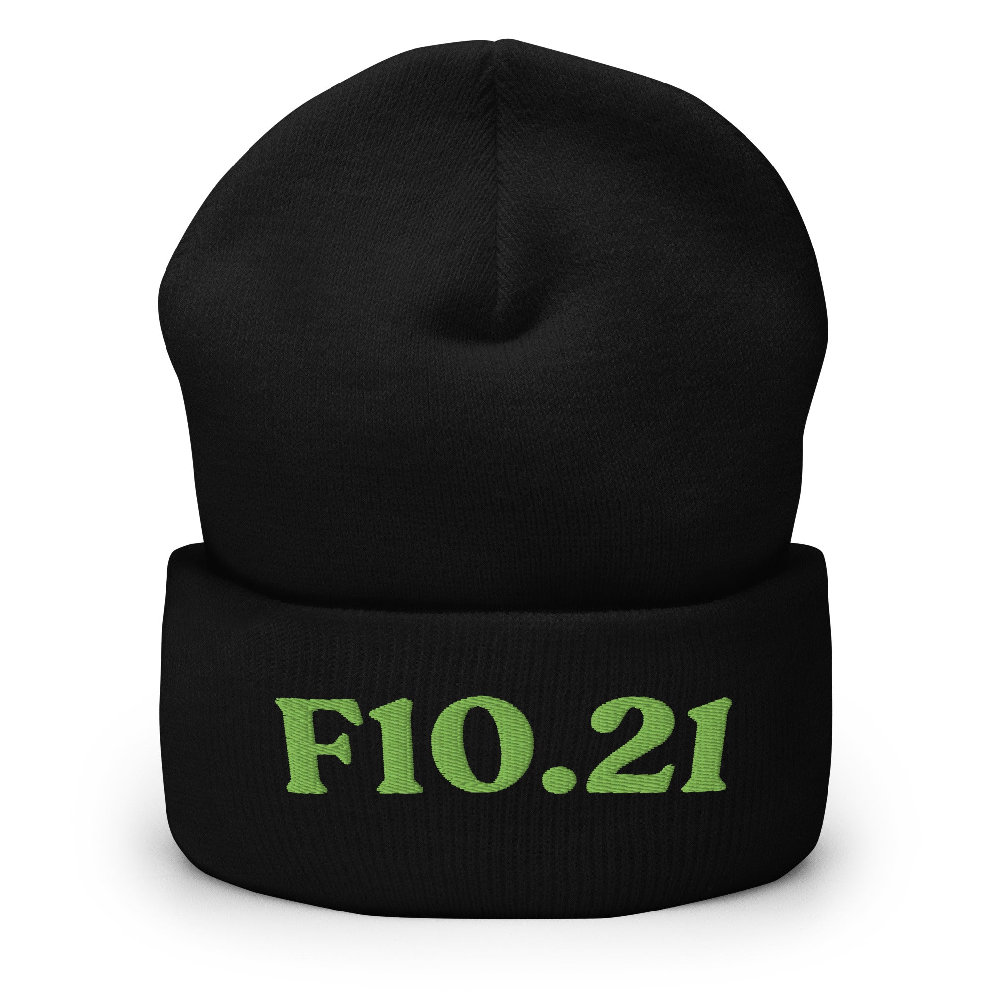 F10.21_cuffed-266_black_kiwi-green_flat2