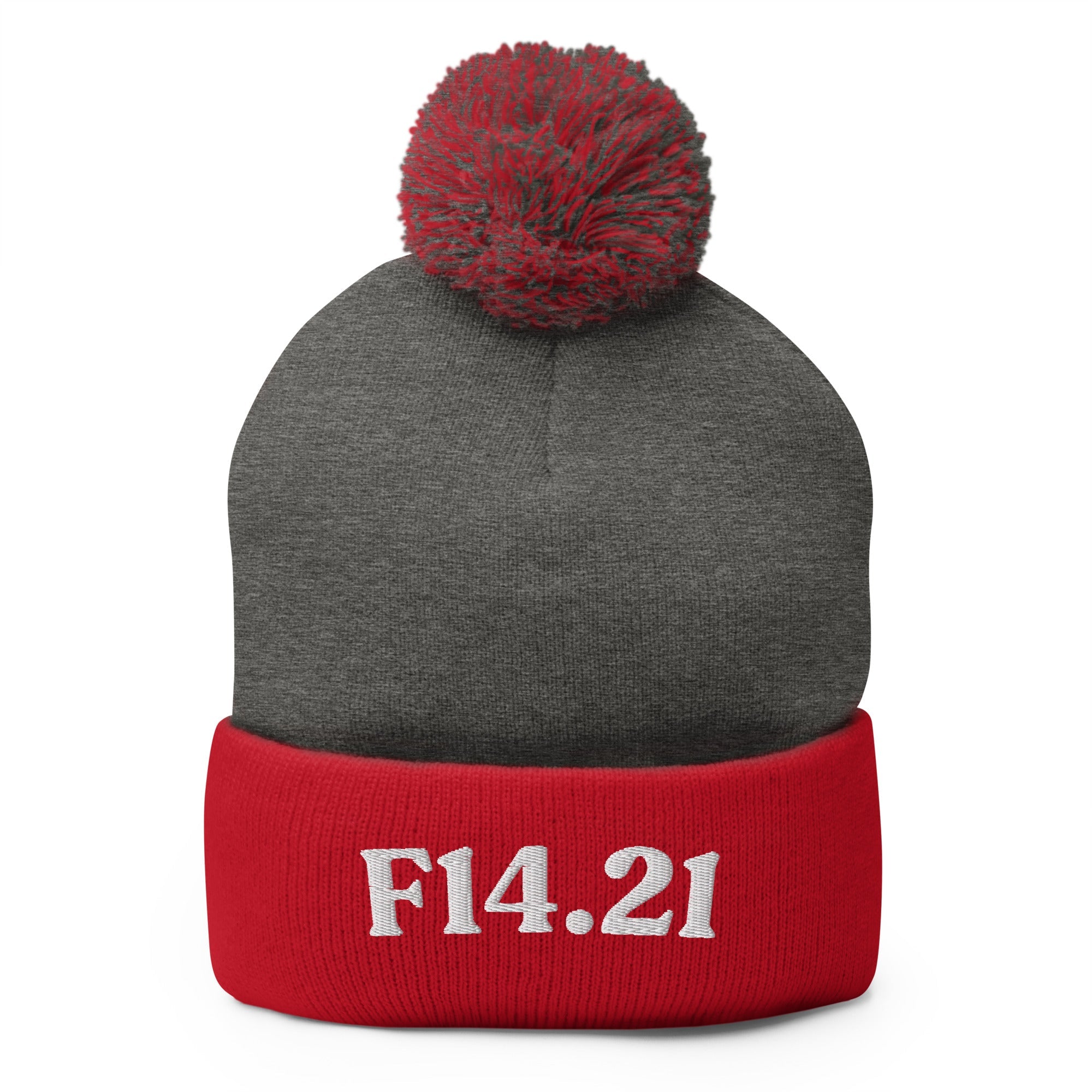 F14.21 | Product 93 | Dark Heather Grey/ Red | White