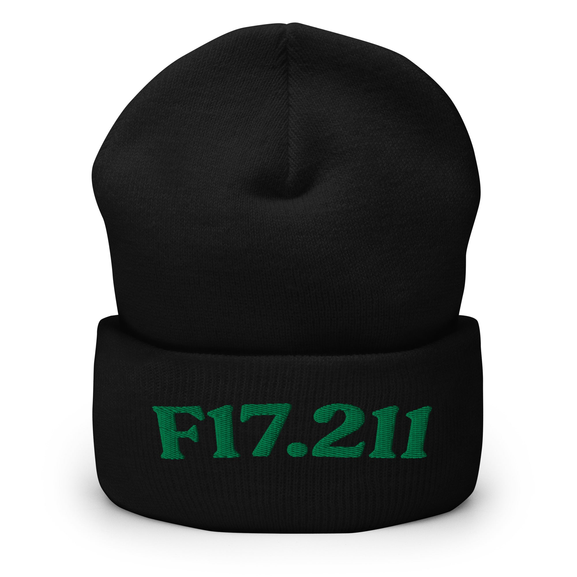 F17.211_cuffed-266_black_kelly-green_flat2