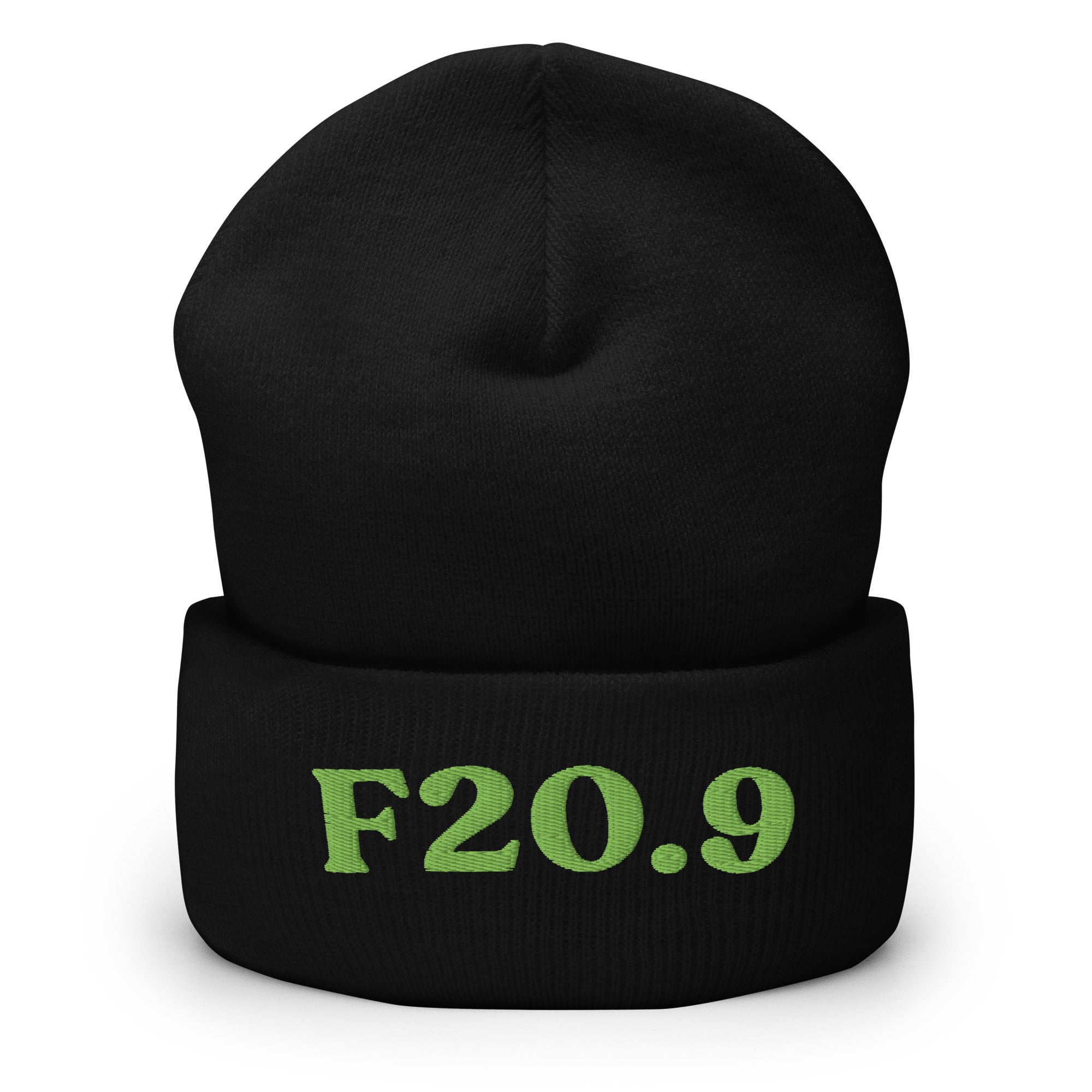 F20.9_cuffed-266_black_kiwi-green_flat2