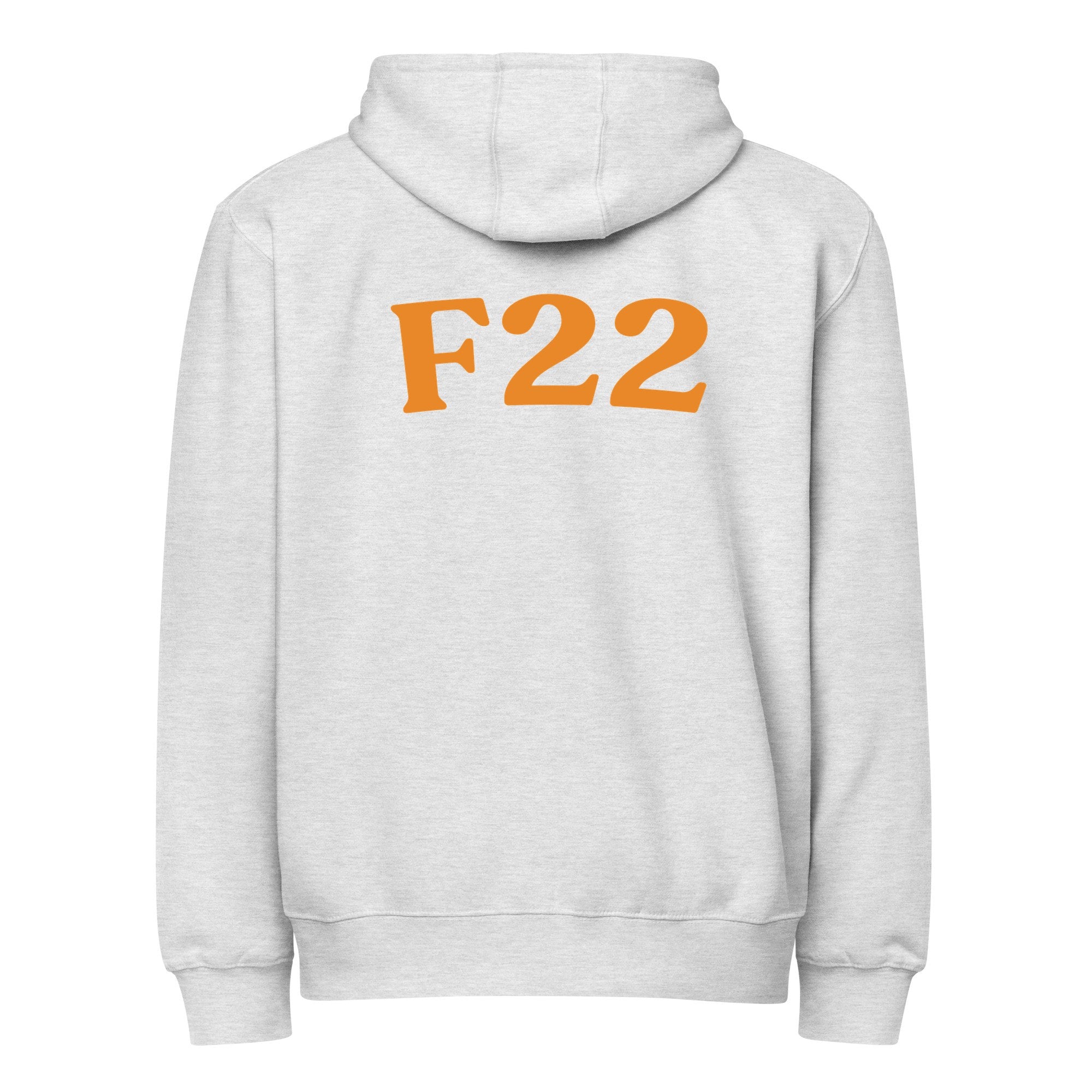 F22 | LS14003-back | heather-grey | orange
