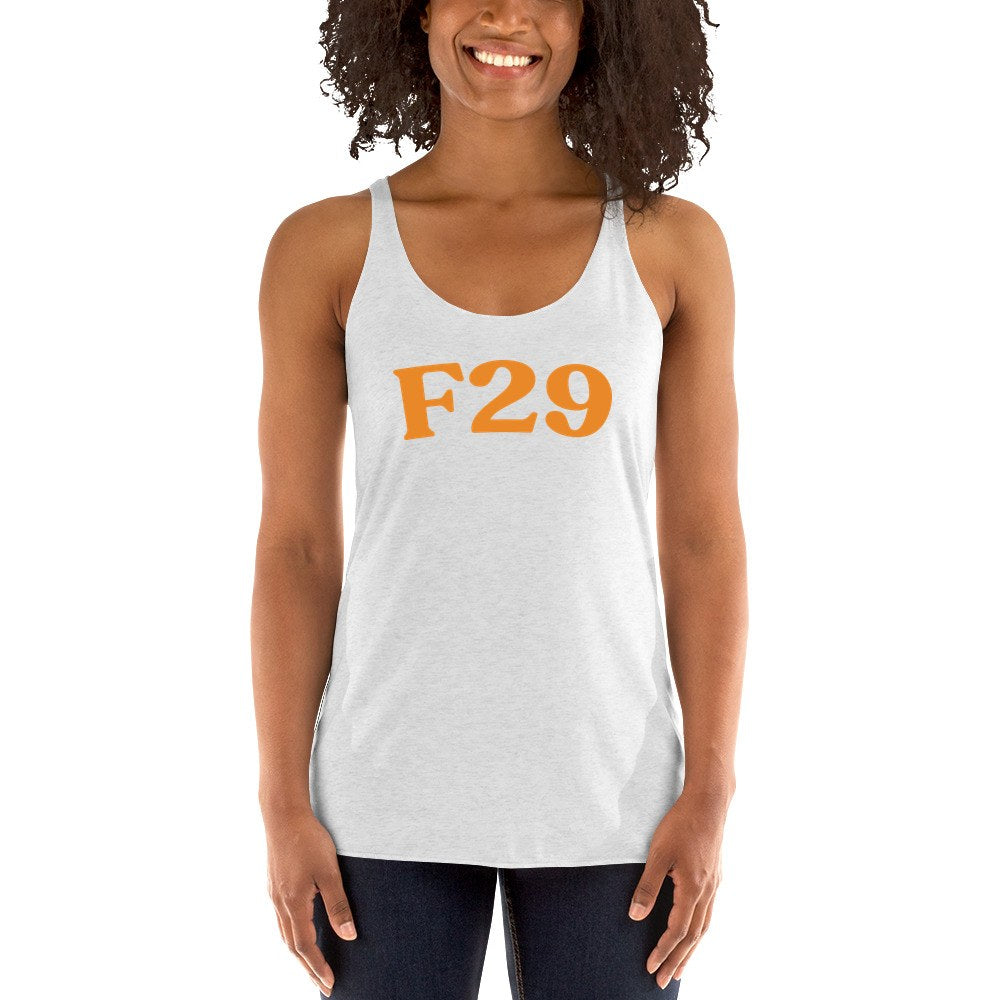 F29 | 6733 | heather-white | orange