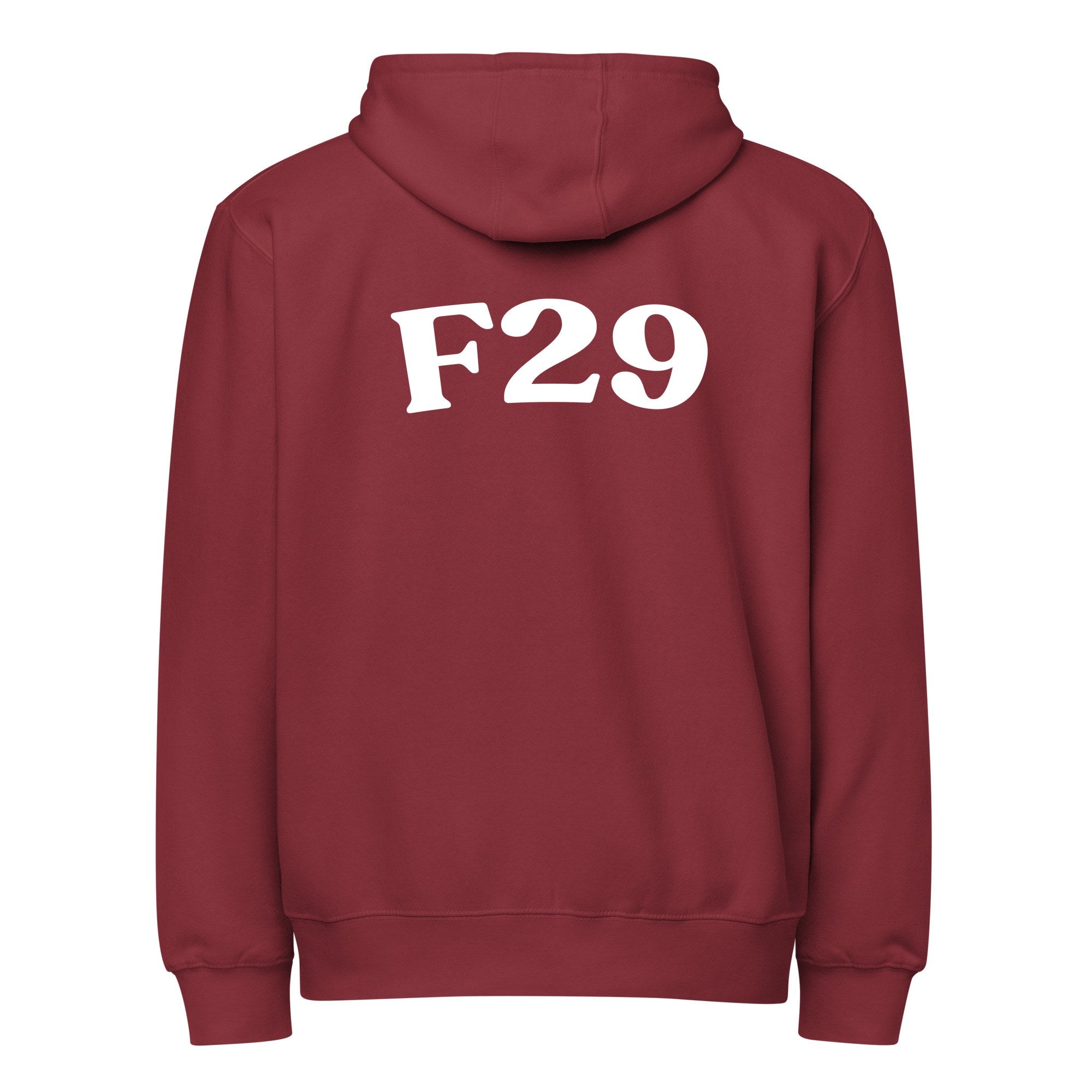 F29 | LS14003-back | burgundy | white