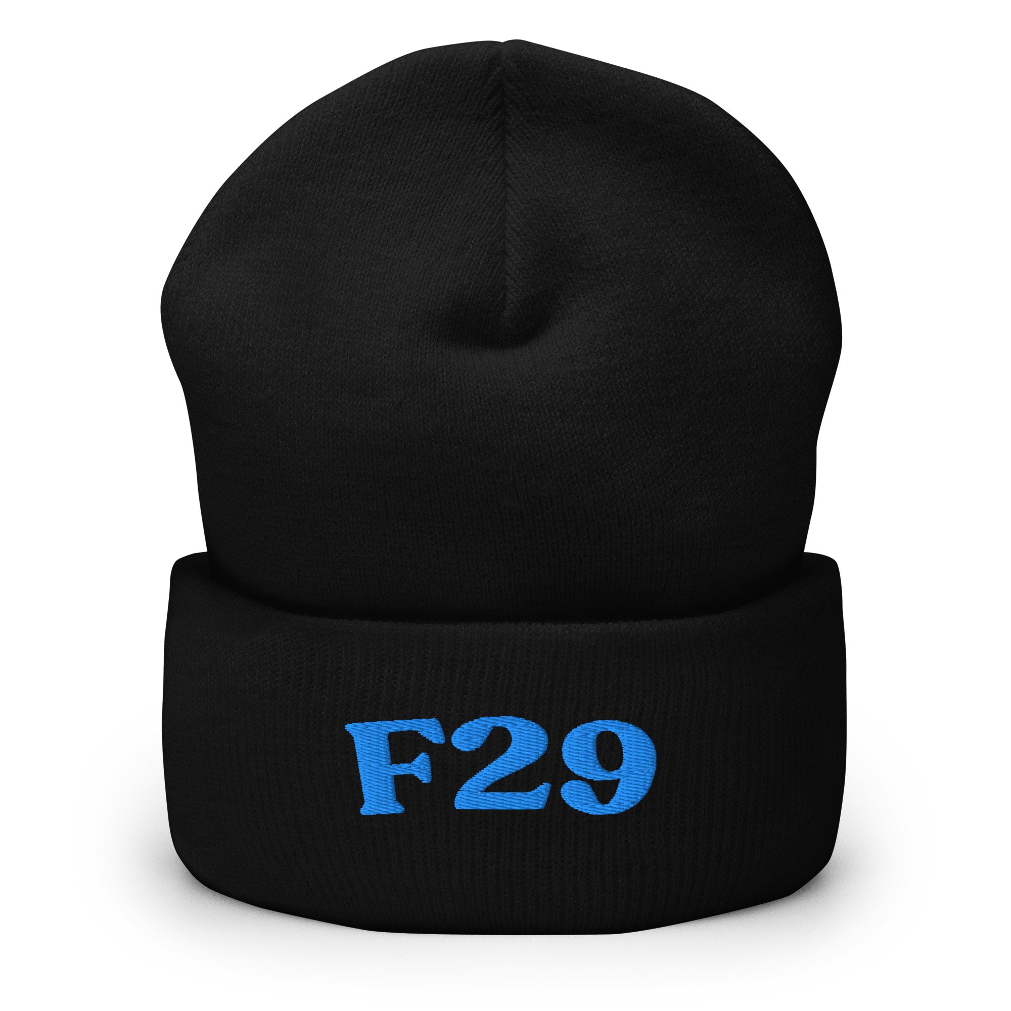 F29_cuffed-266_black_aqua-teal_flat2