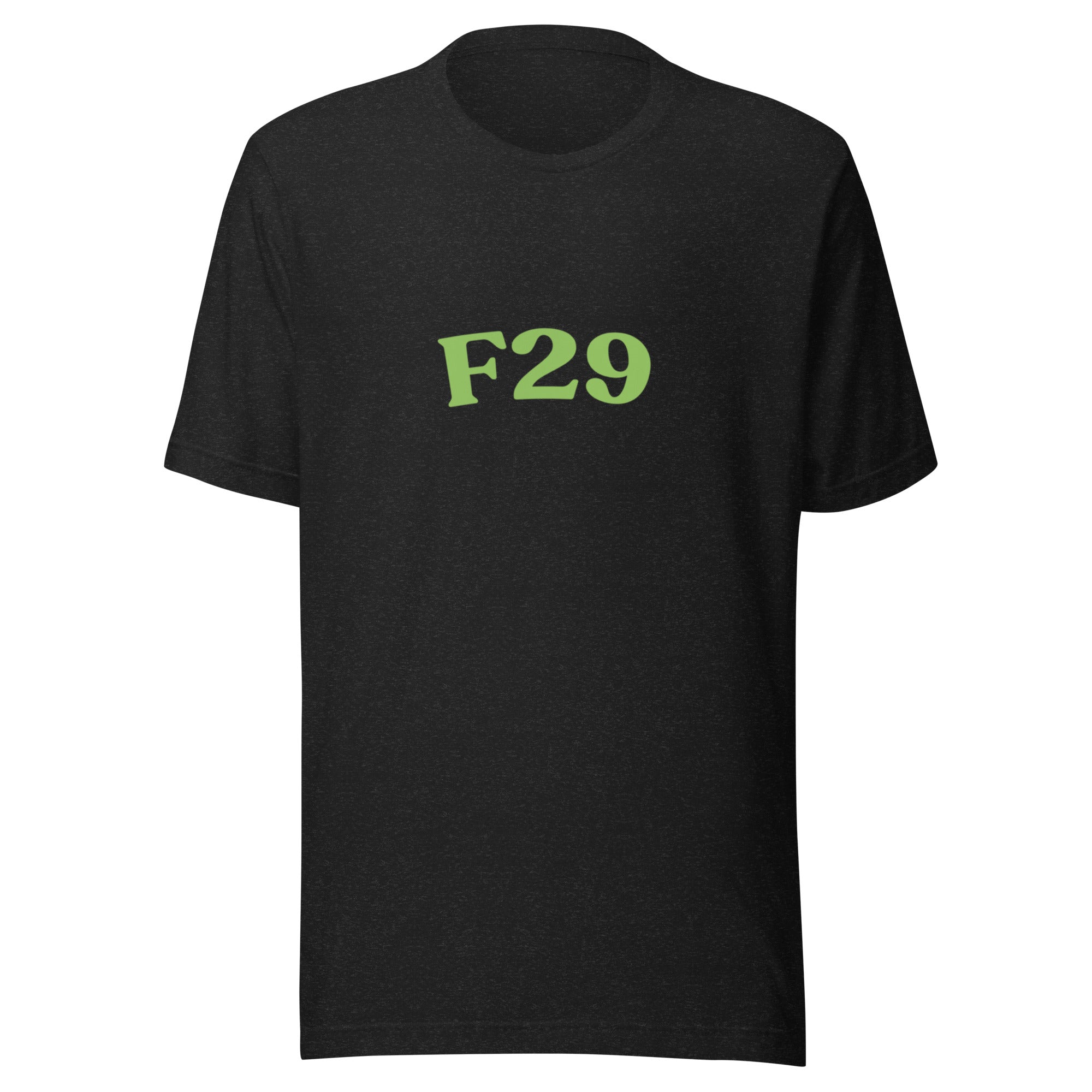 F29 | Product 71 | Black Heather | Green