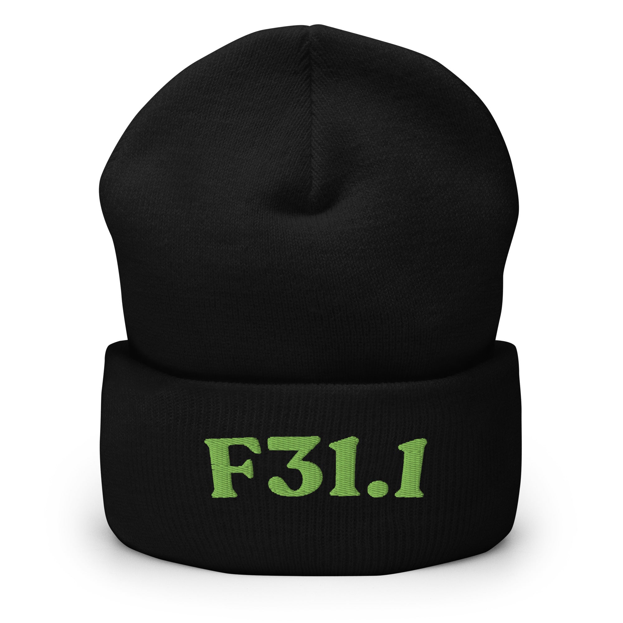 F31.1_cuffed-266_black_kiwi-green_flat2