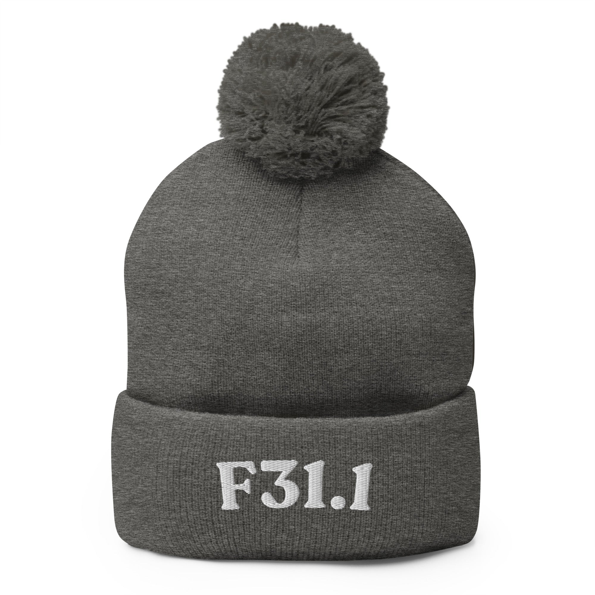 F31.1 | Product 93 | Dark Heather Grey | White