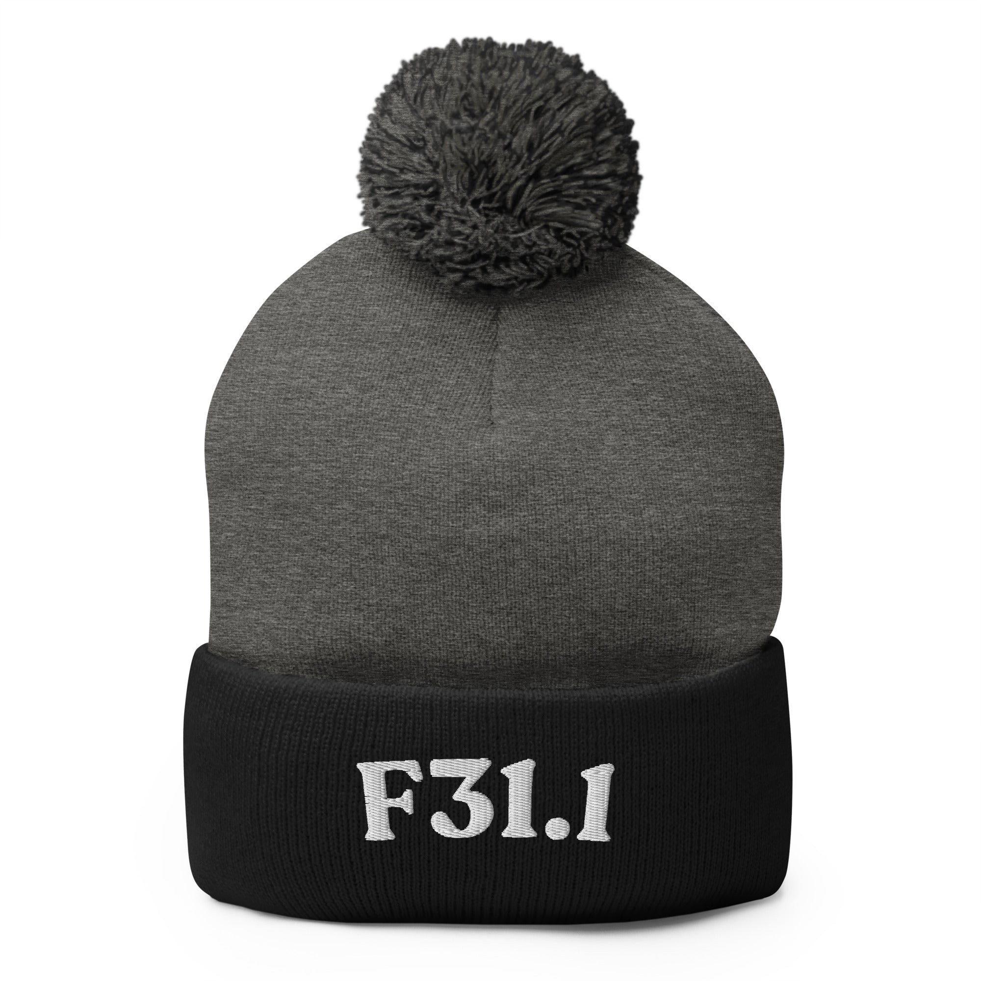 F31.1 | Product 93 | Dark Heather Grey/ Black | White