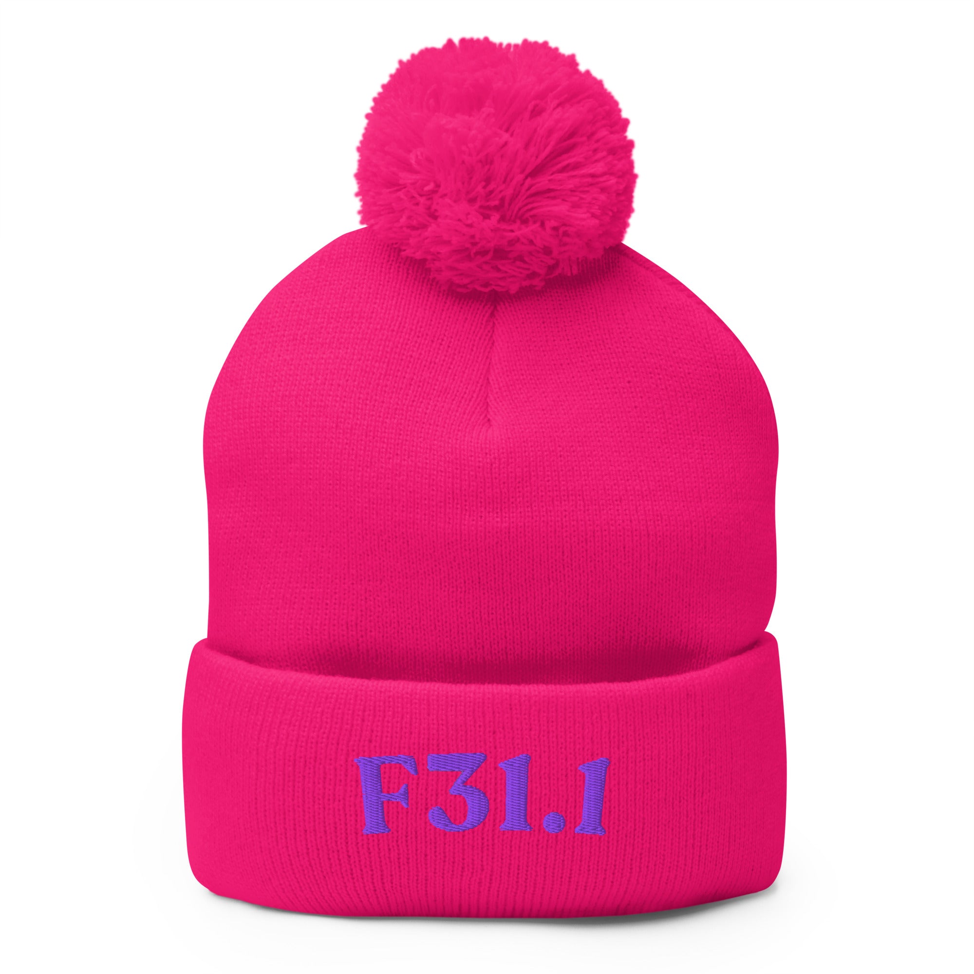 F31.1 Bipolar I Disorder, Manic Episode: Pom-Pom Beanie