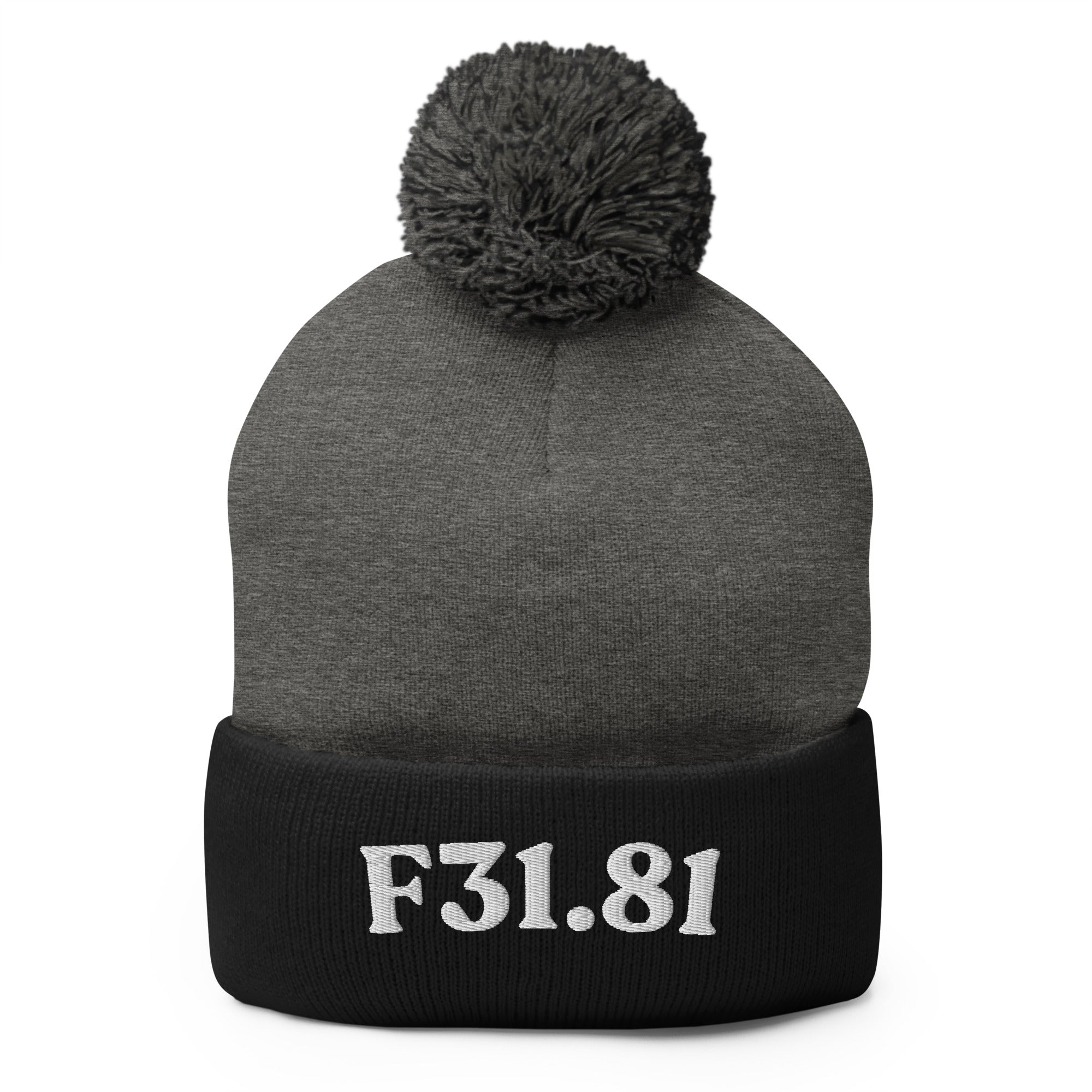 F31.81 | Product 93 | Dark Heather Grey/ Black | White