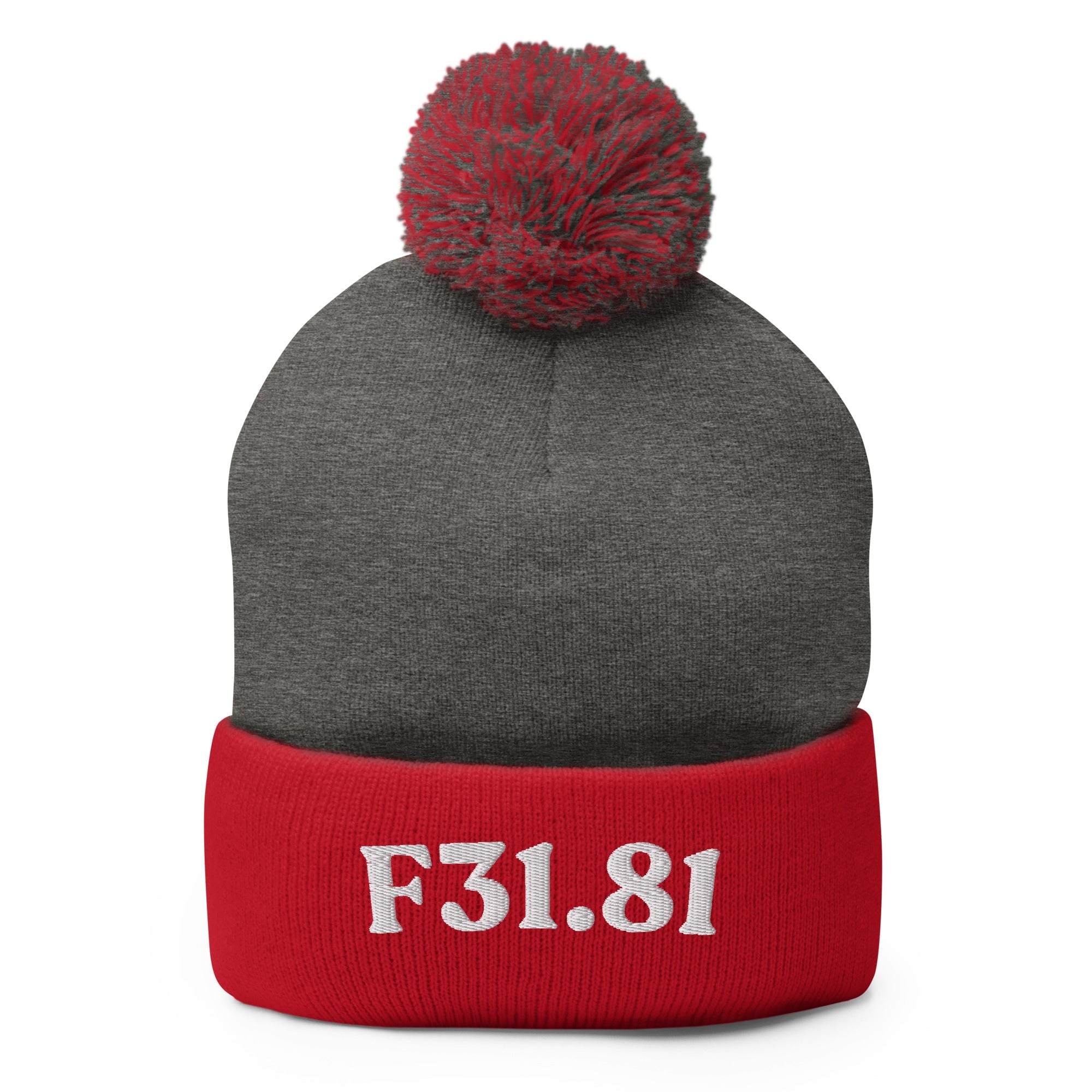 F31.81 | Product 93 | Dark Heather Grey/ Red | White