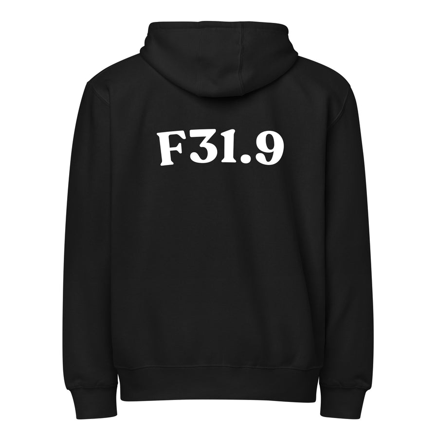 F31.9 Bipolar Disorder: Full-Zip Hoodie