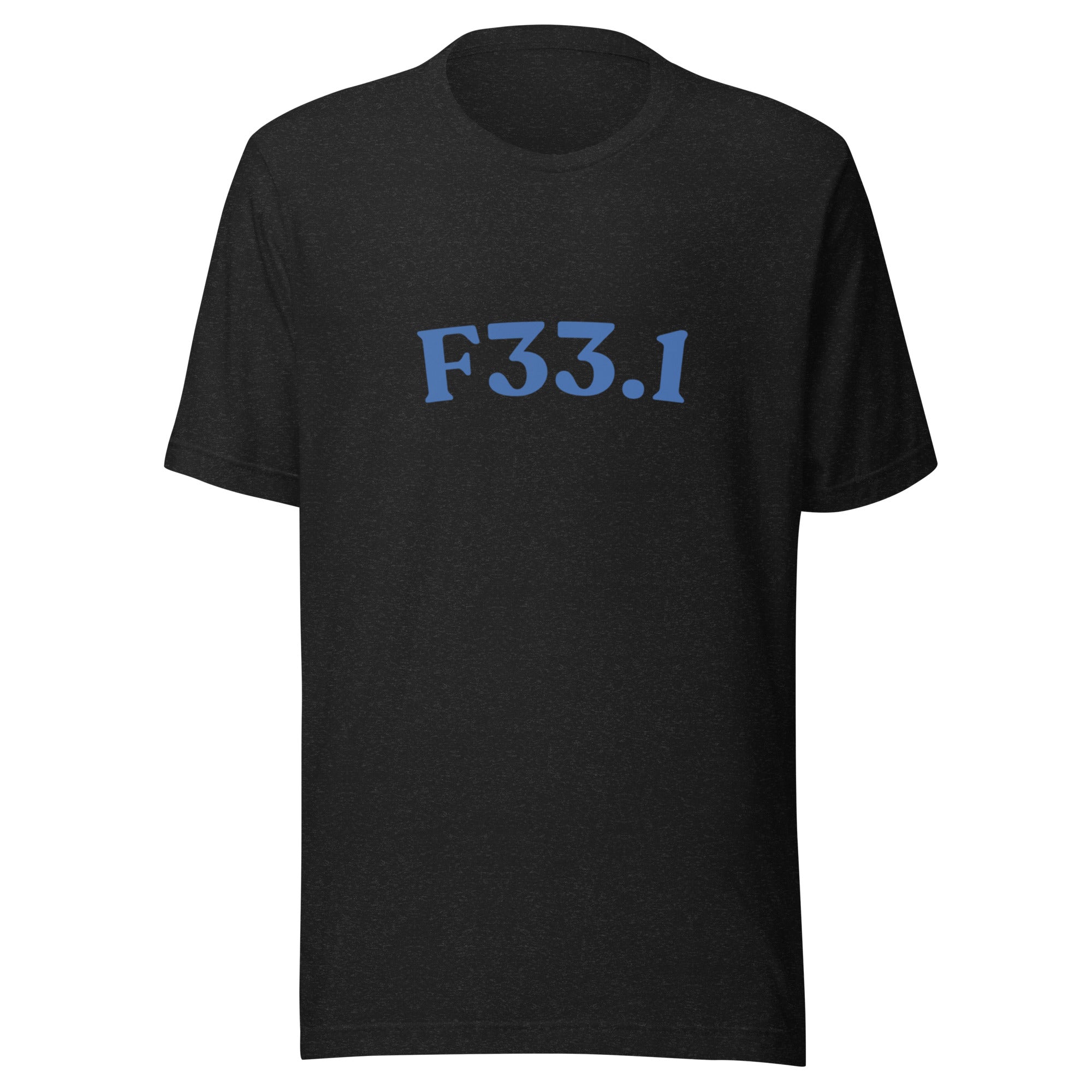 F33.1 | Product 71 | Black Heather | Darker Blue