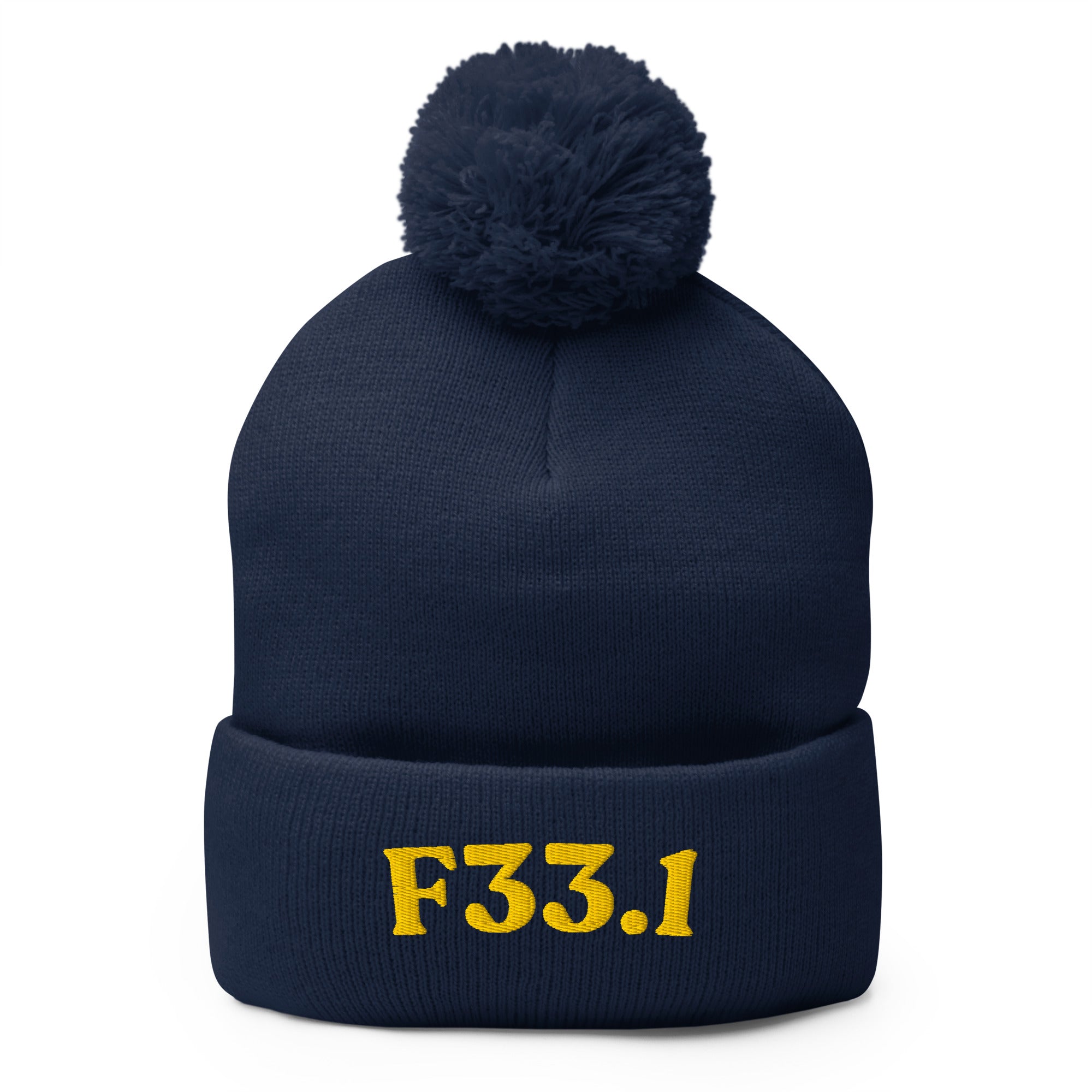 F33.1 Major Depressive Disorder, Recurrent Moderate: Pom-Pom Beanie