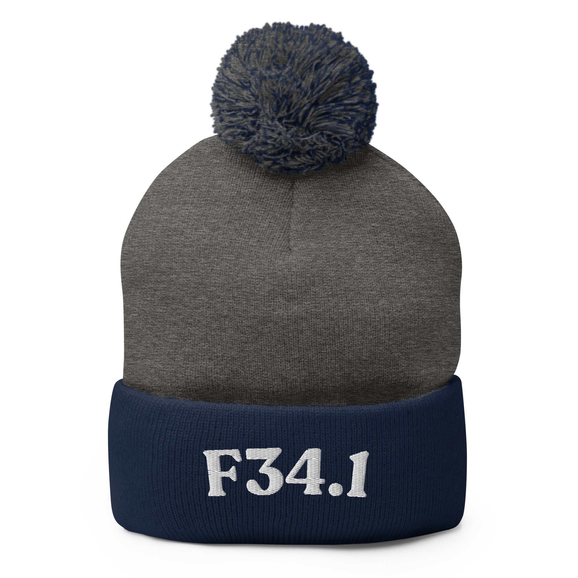 F34.1 | Product 93 | Dark Heather Grey/ Navy | White