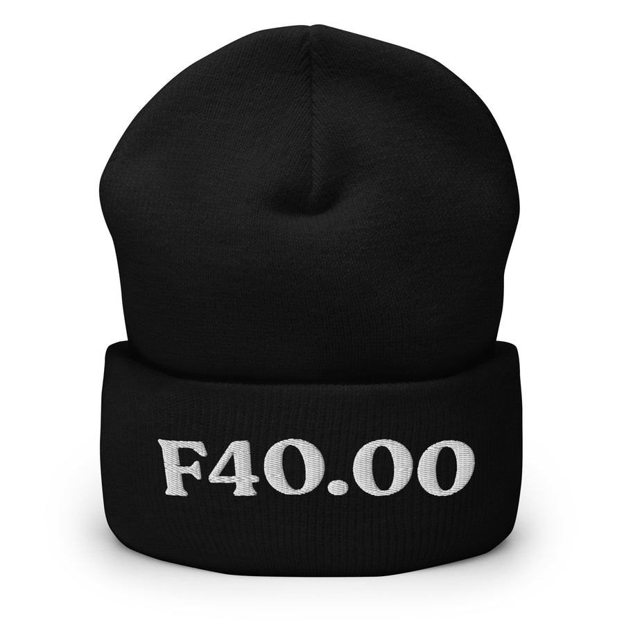 F40.00 Agoraphobia: Cuffed Beanie