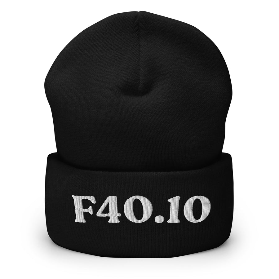 F40.10 Social Anxiety Disorder: Cuffed Beanie