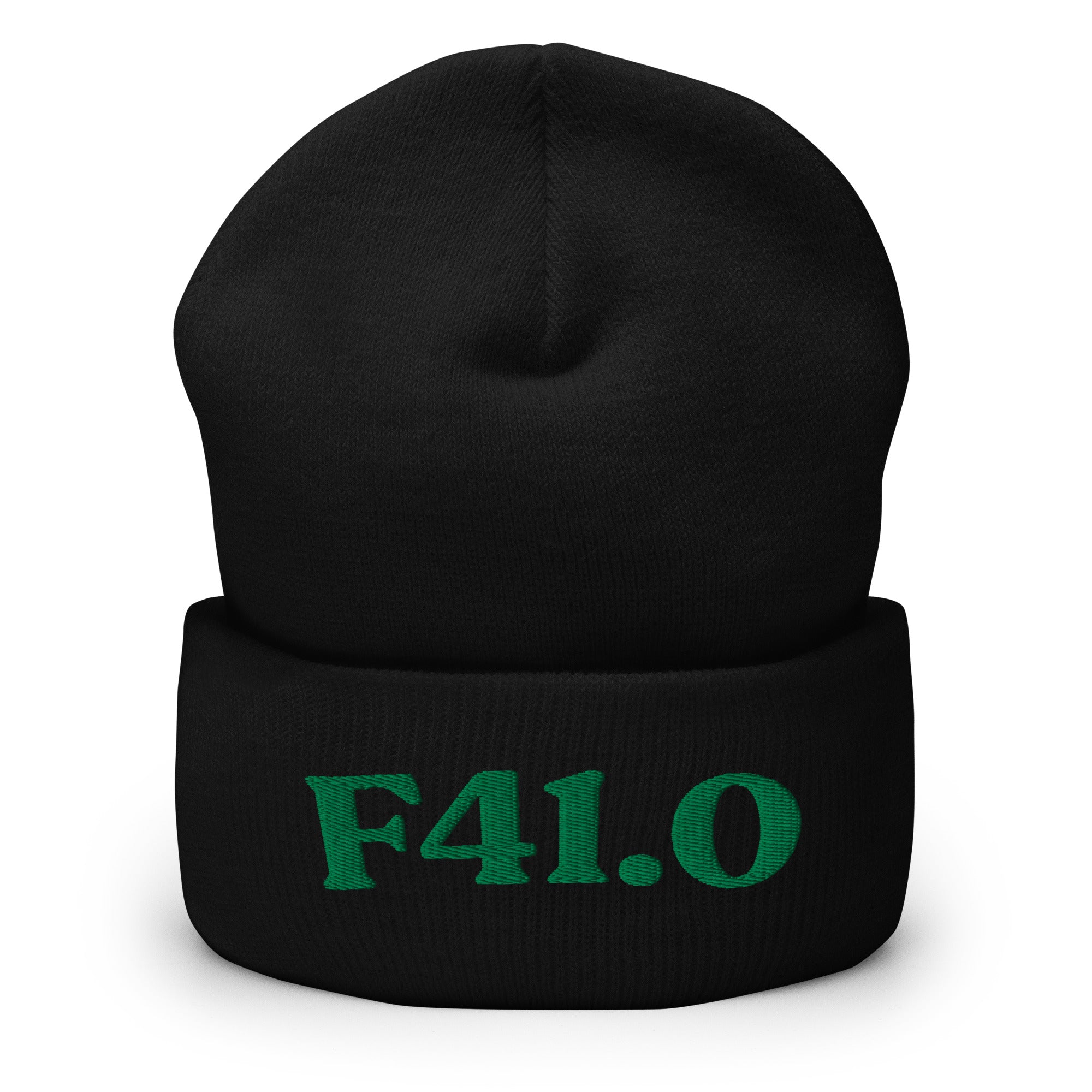 F41.0_cuffed-266_black_kelly-green_flat2