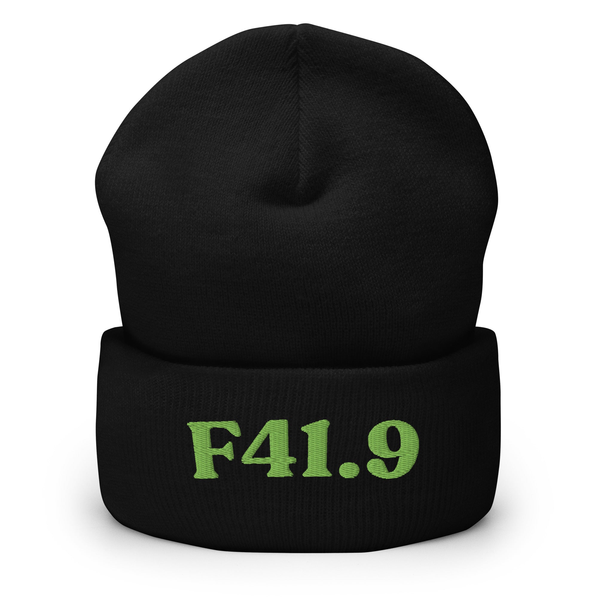 F41.9_cuffed-266_black_kiwi-green_flat2