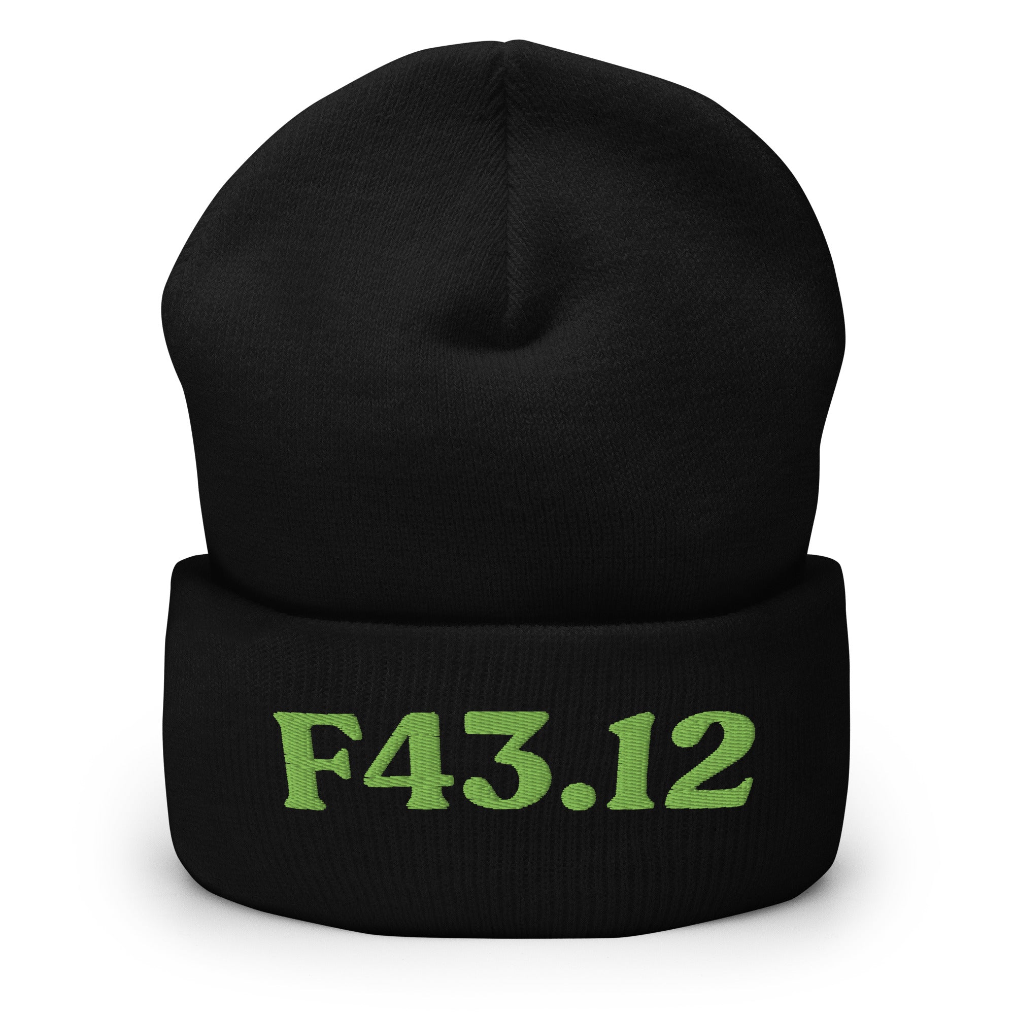 F43.12_cuffed-266_black_kiwi-green_flat2