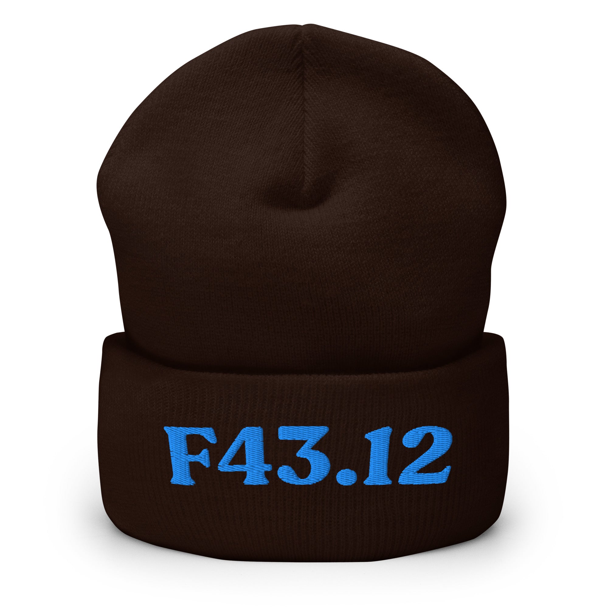 F43.12_cuffed-266_brown_aqua-teal_flat2