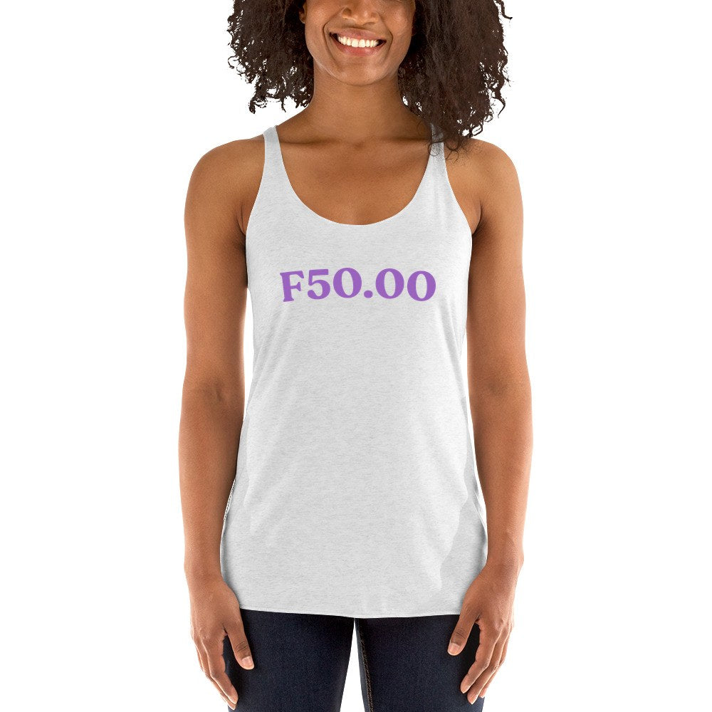 F50.00 | 6733 | heather-white | purple