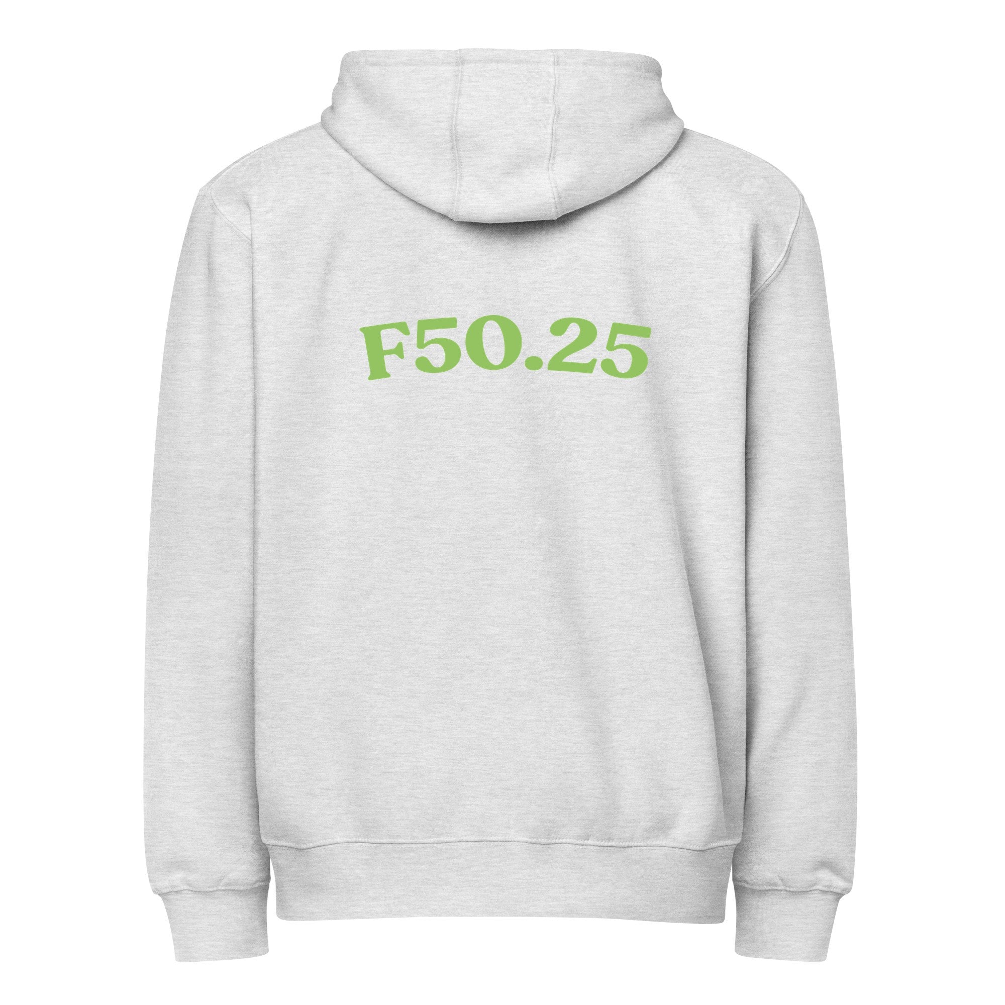 F50.25 | LS14003-back | heather-grey | green