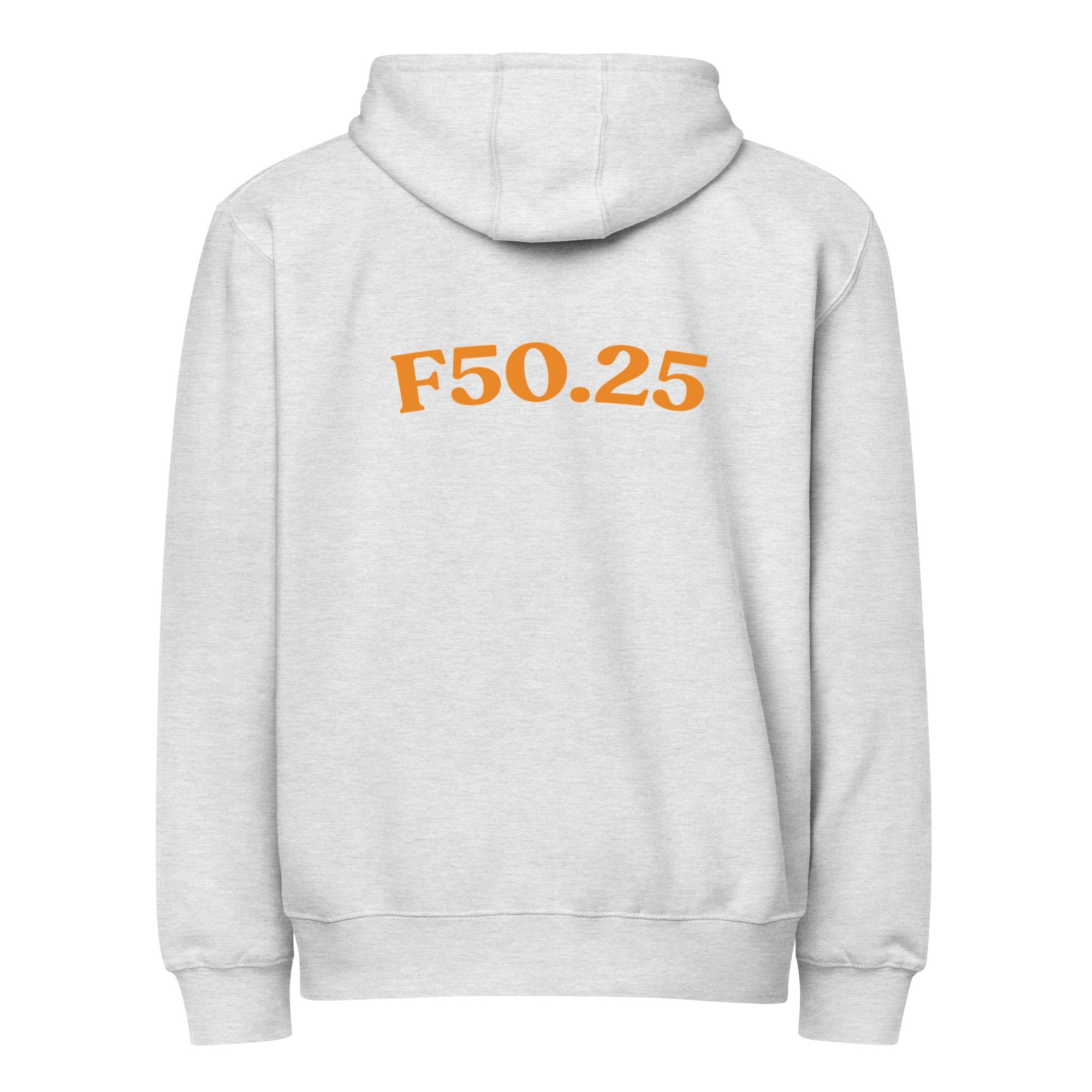 F50.25 | LS14003-back | heather-grey | orange