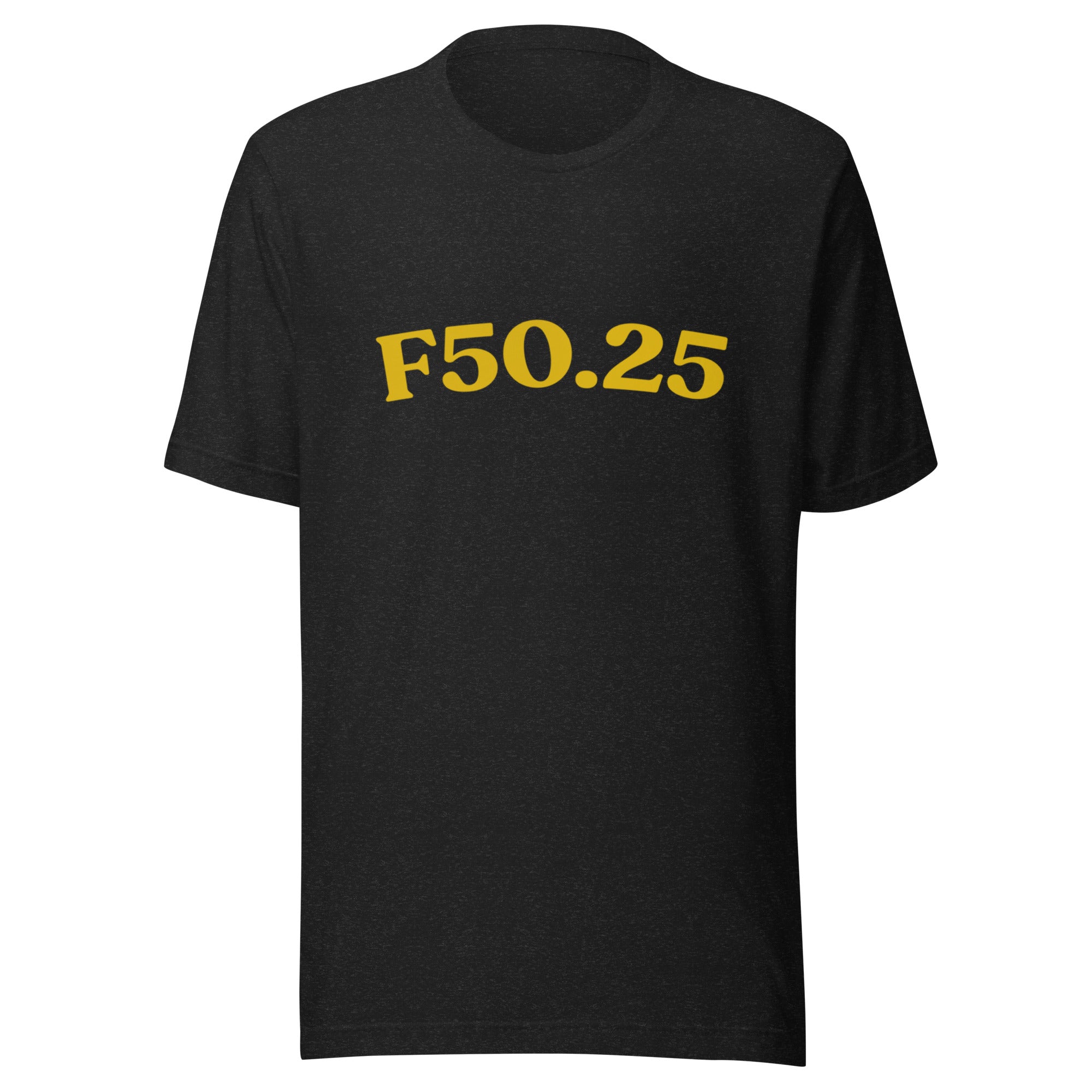 F50.25 | Product 71 | Black Heather | Yellow