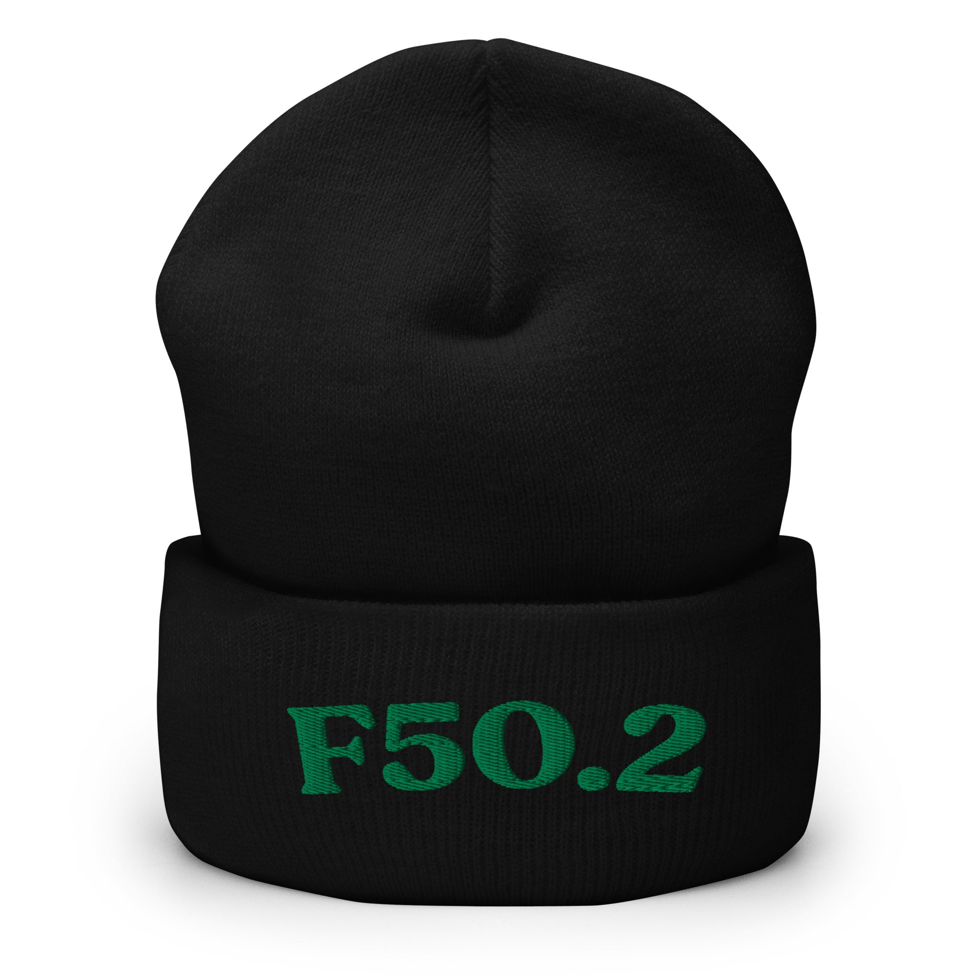 F50.2_cuffed-266_black_kelly-green_flat2