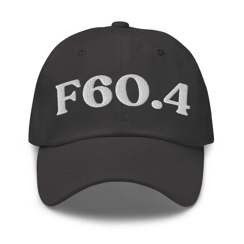 F60.4 | 206 | Dark Grey | White