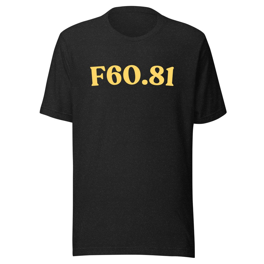 F60.81 | Black Heather | Yellow