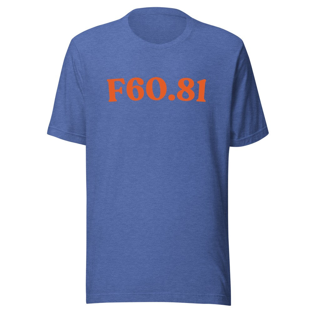 F60.81 | Heather True Royal | Orange