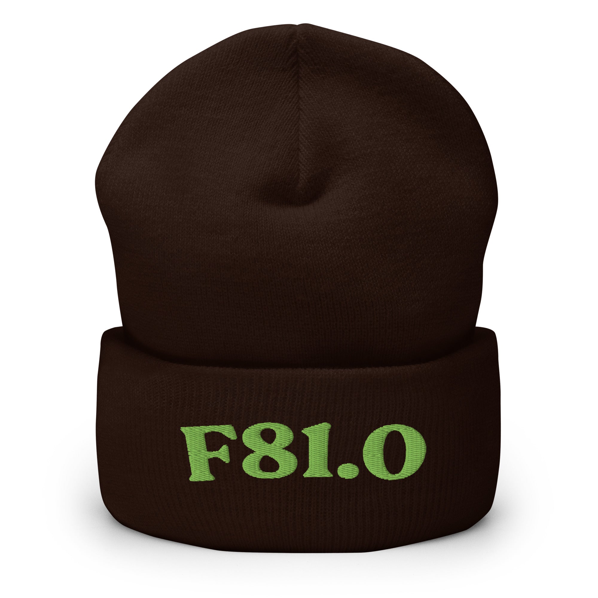 F81.0_cuffed-266_brown_kiwi-green_flat2