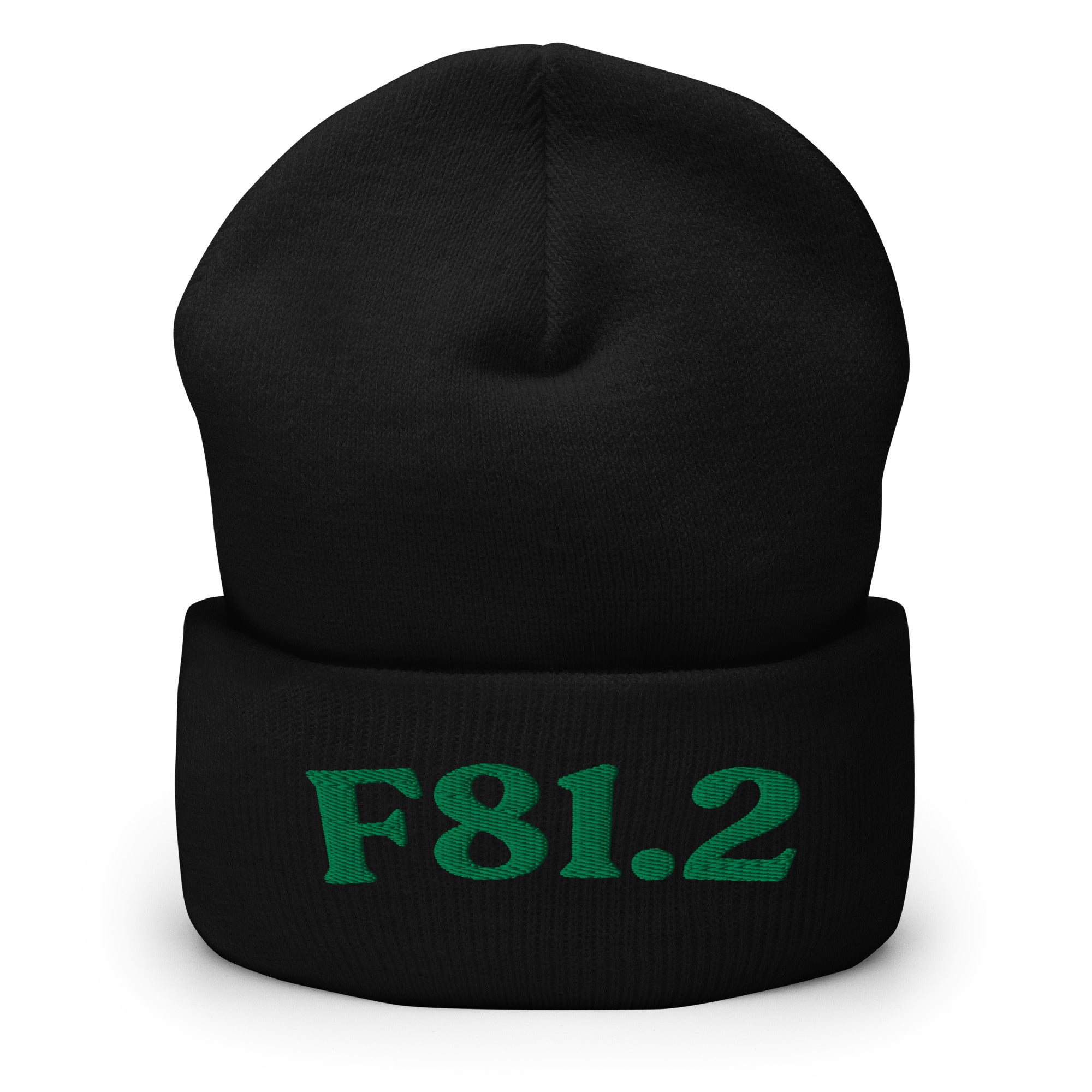 F81.2_cuffed-266_black_kelly-green_flat2