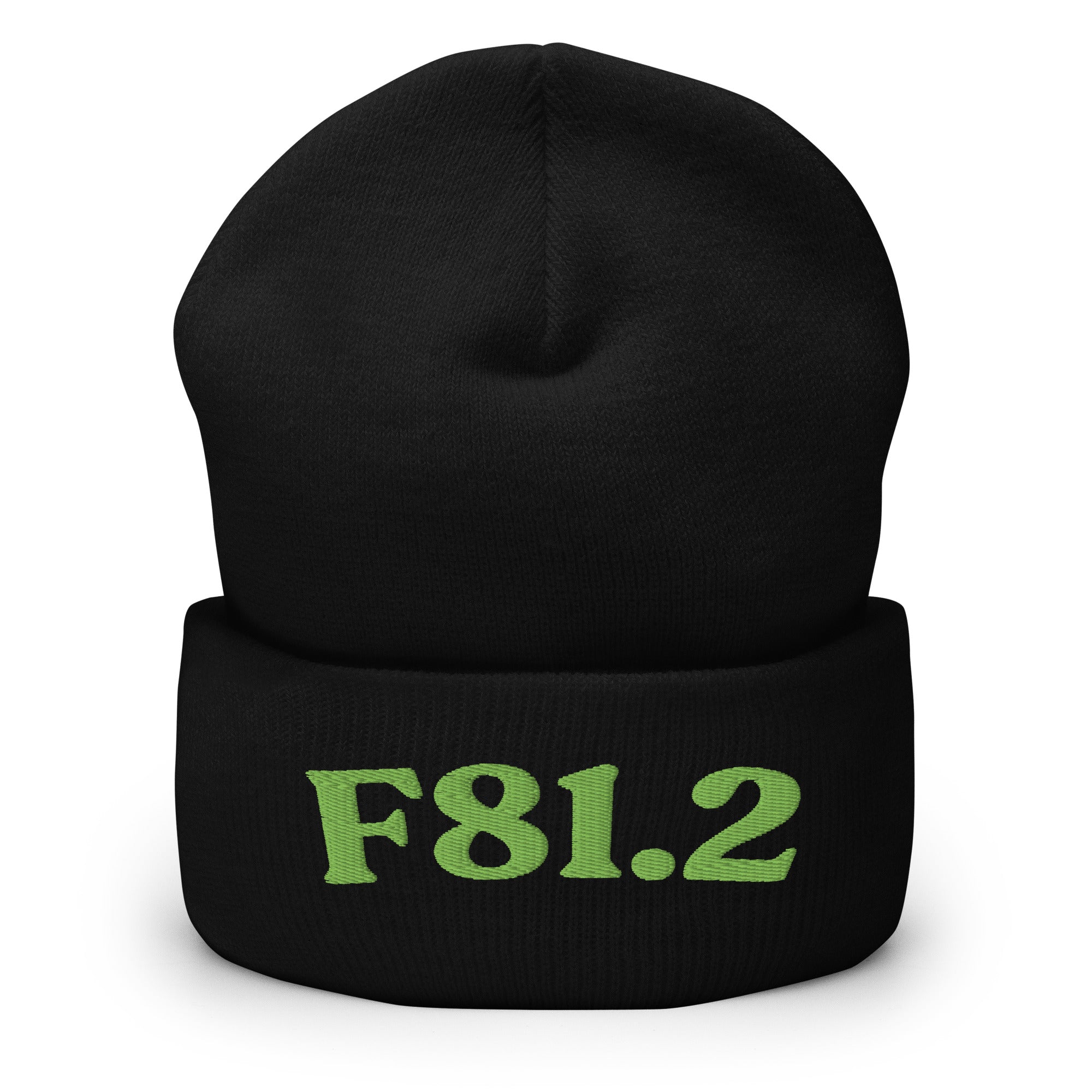 F81.2_cuffed-266_black_kiwi-green_flat2