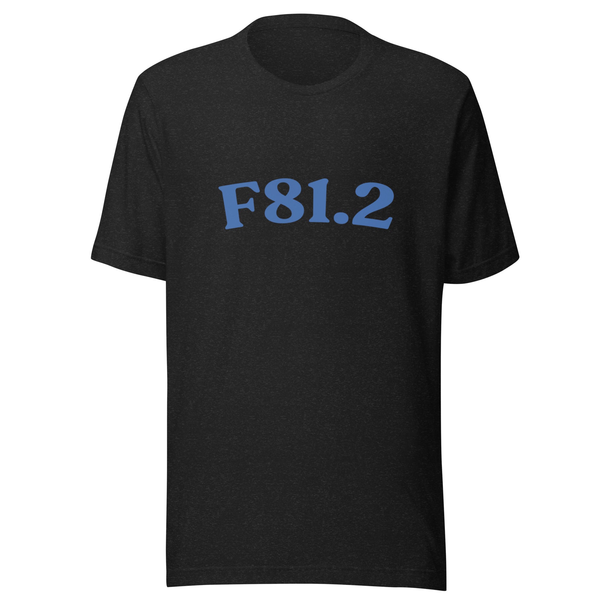 F81.2 | Product 71 | Black Heather | Darker Blue