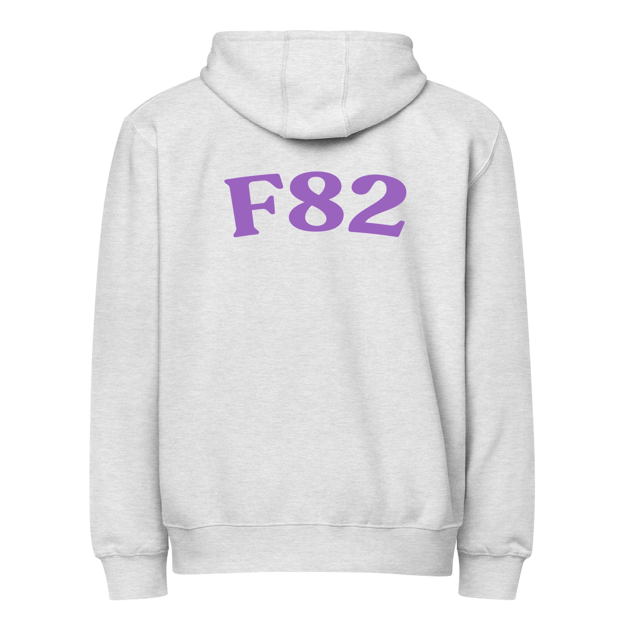 F82 | LS14003-back | heather-grey | purple