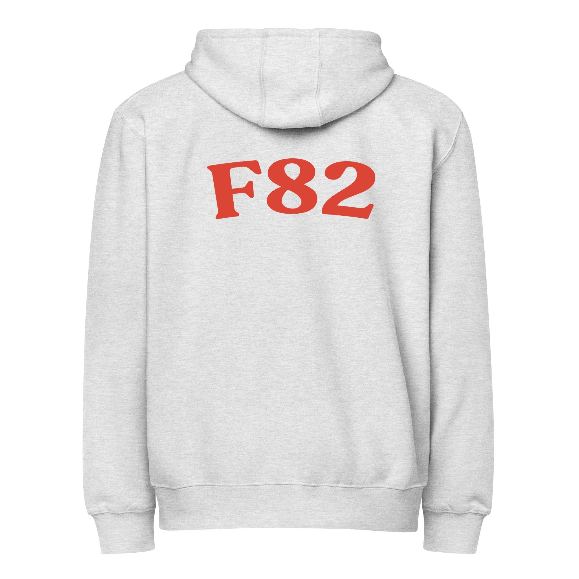 F82 | LS14003-back | heather-grey | red
