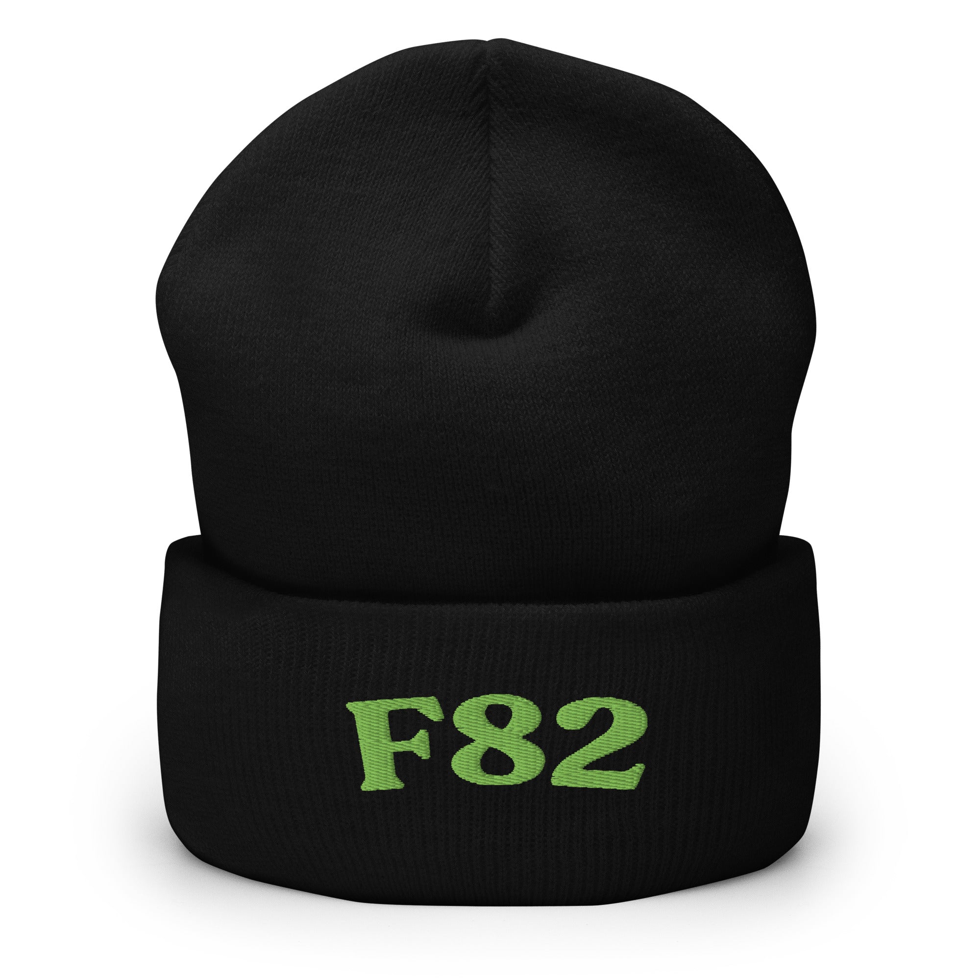 F82_cuffed-266_black_kiwi-green_flat2