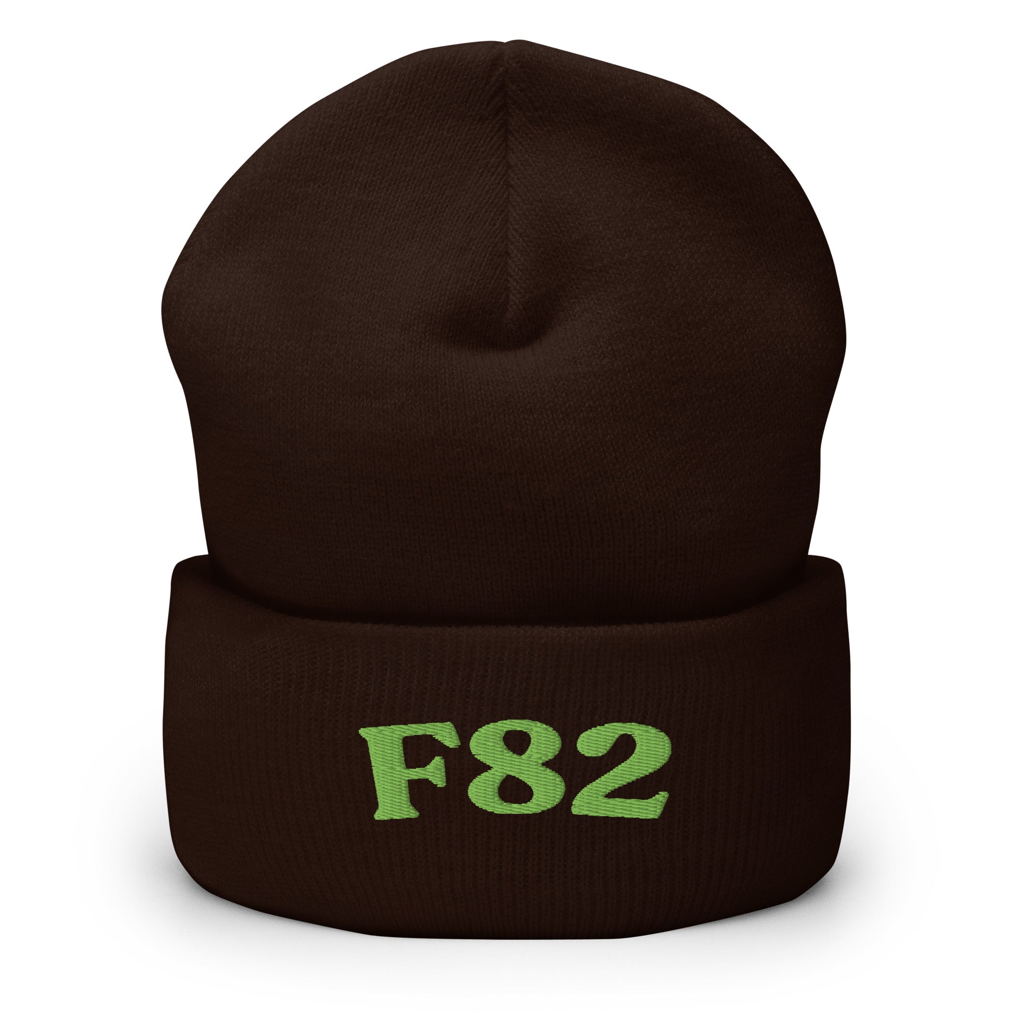 F82_cuffed-266_brown_kiwi-green_flat2