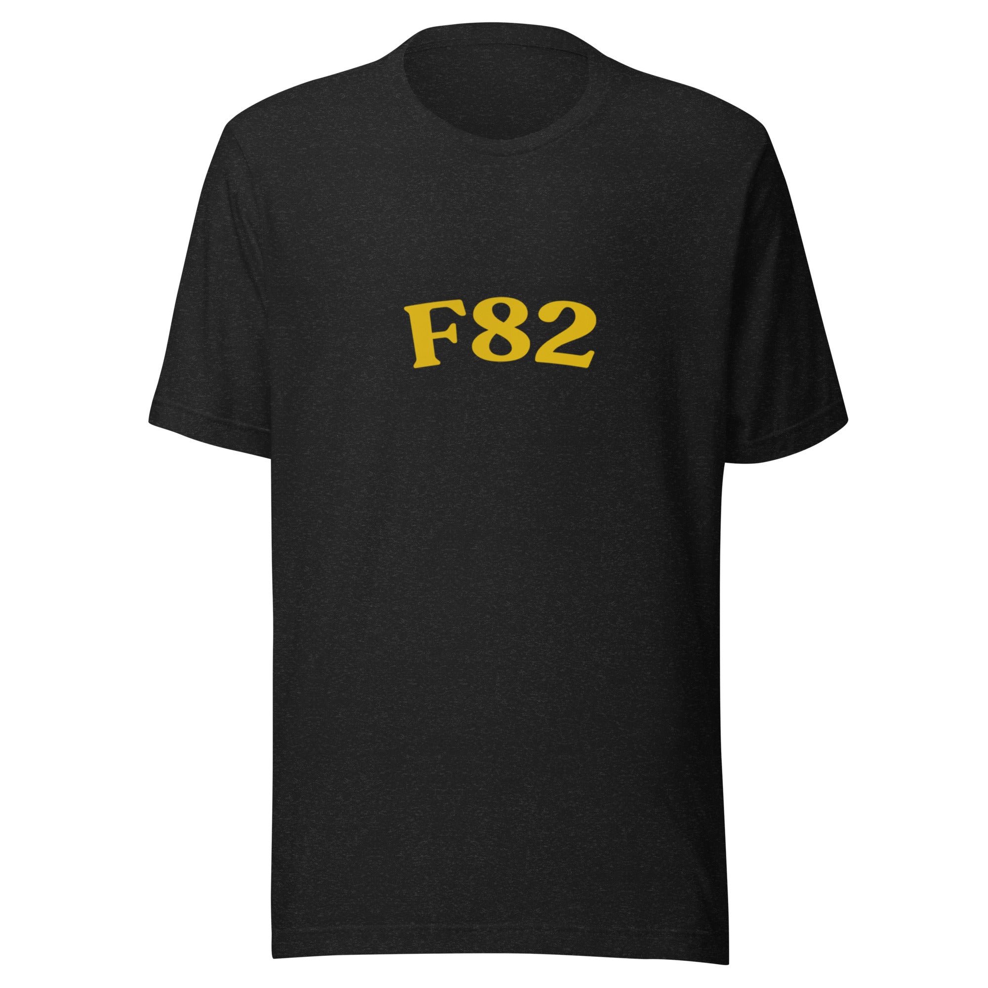 F82 | Product 71 | Black Heather | Yellow