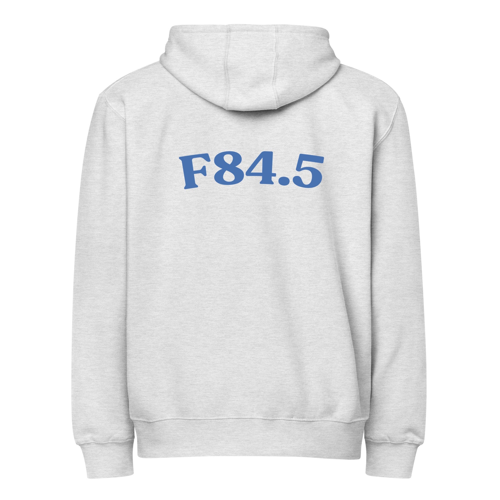F84.5 | LS14003-back | heather-grey | darker-blue