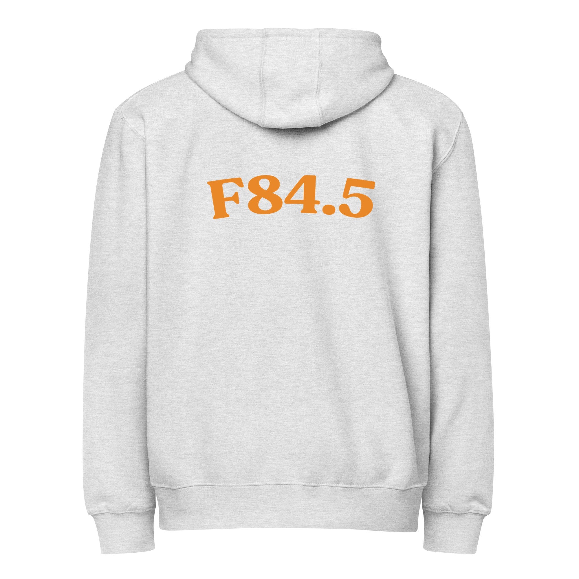 F84.5 | LS14003-back | heather-grey | orange
