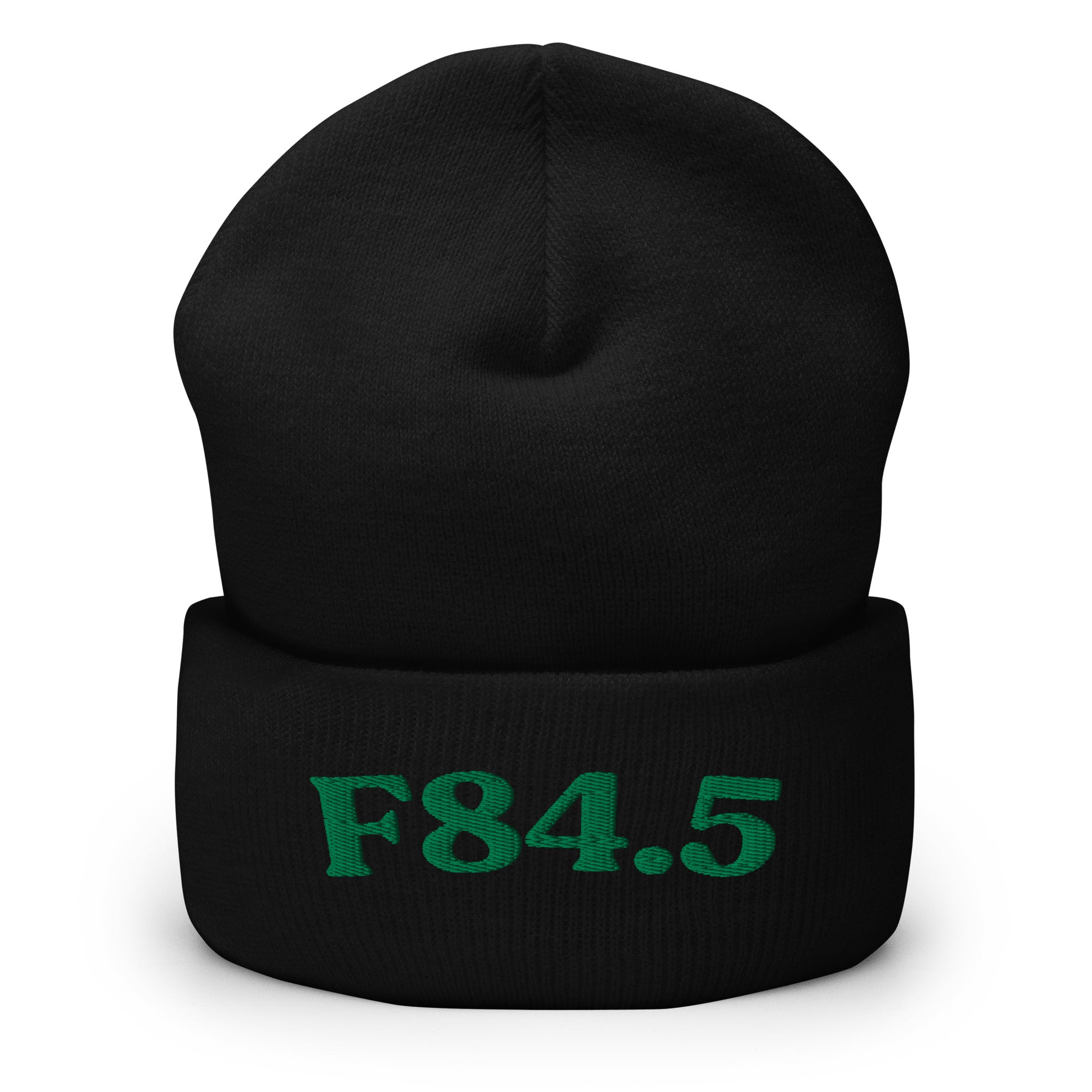 F84.5_cuffed-266_black_kelly-green_flat2