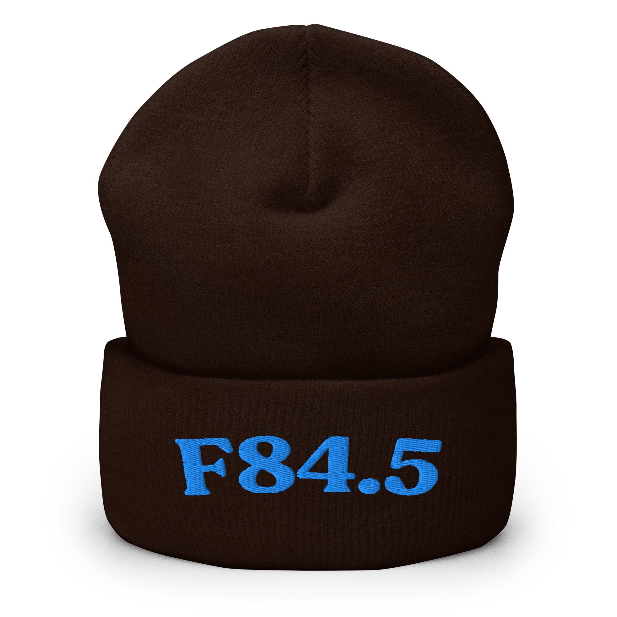 F84.5_cuffed-266_brown_aqua-teal_flat2